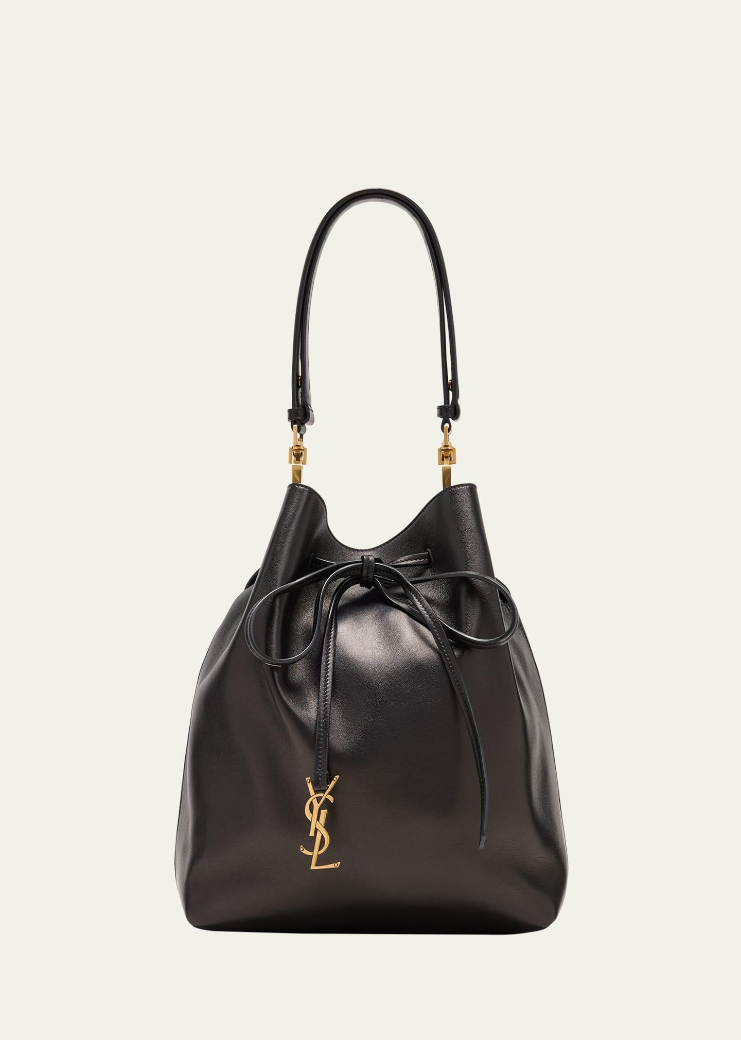 paris vii ysl pochon shoulder bag in lambskin leather