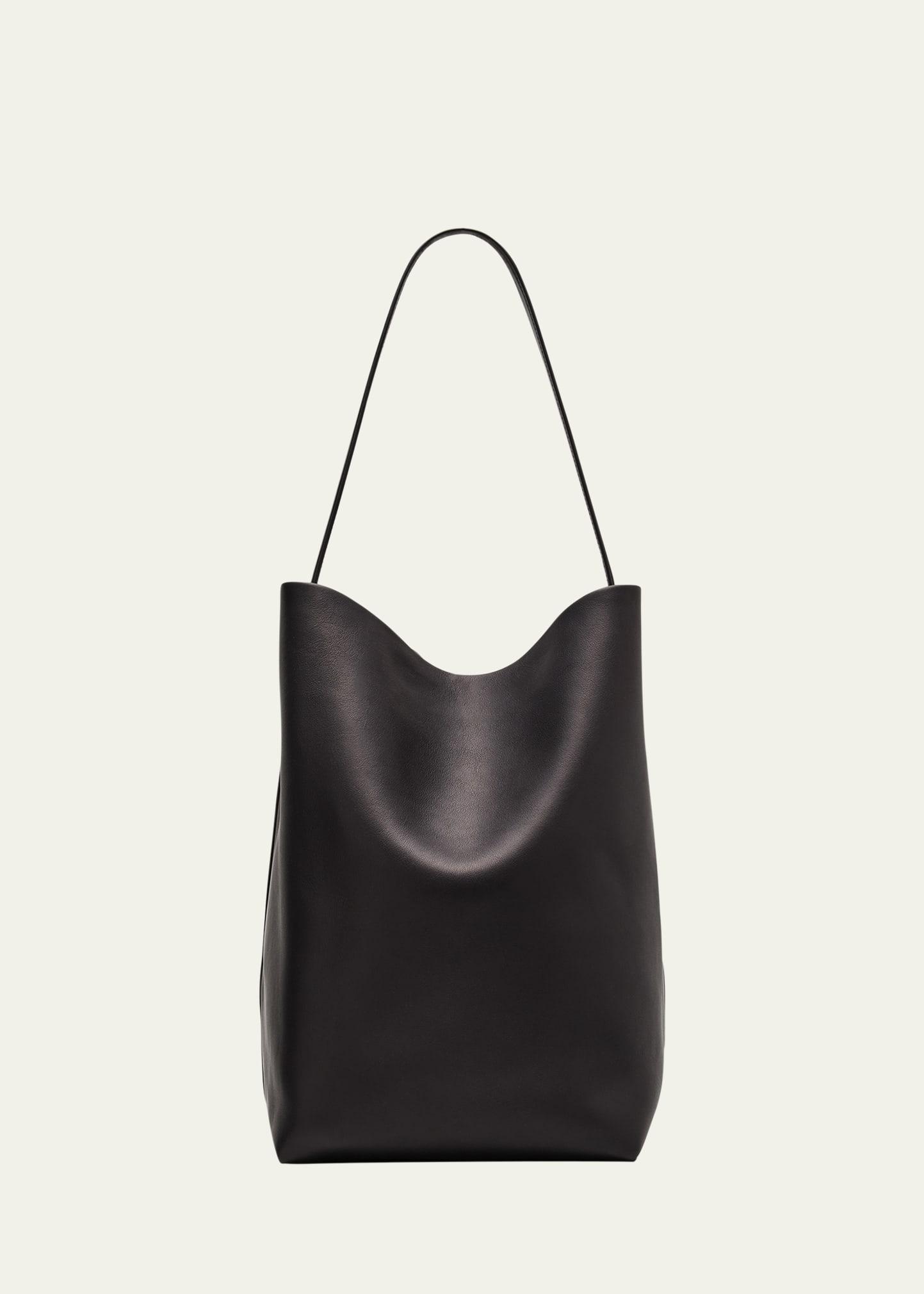 park north-south tote bag in leather