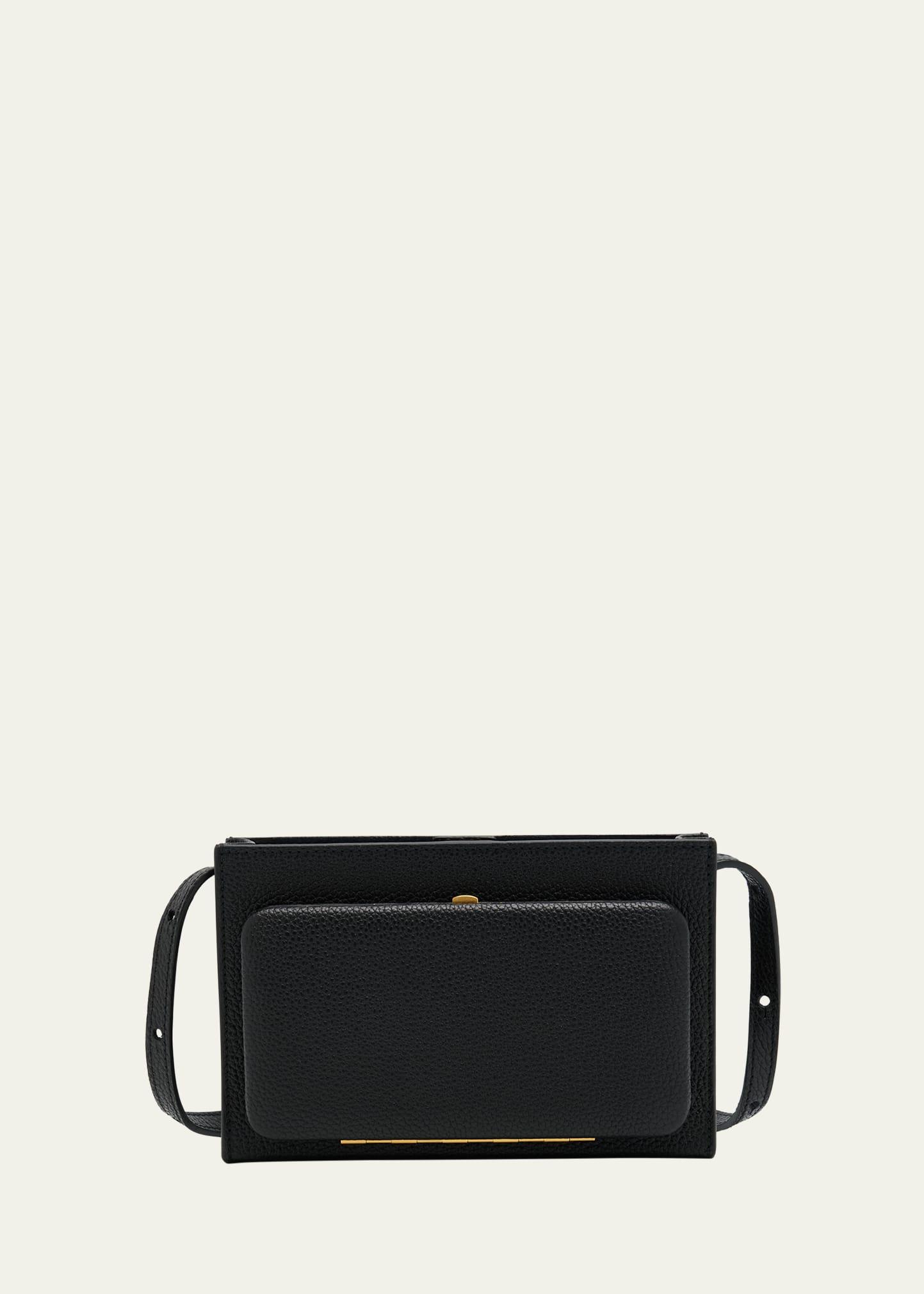 parker horizon small leather crossbody bag