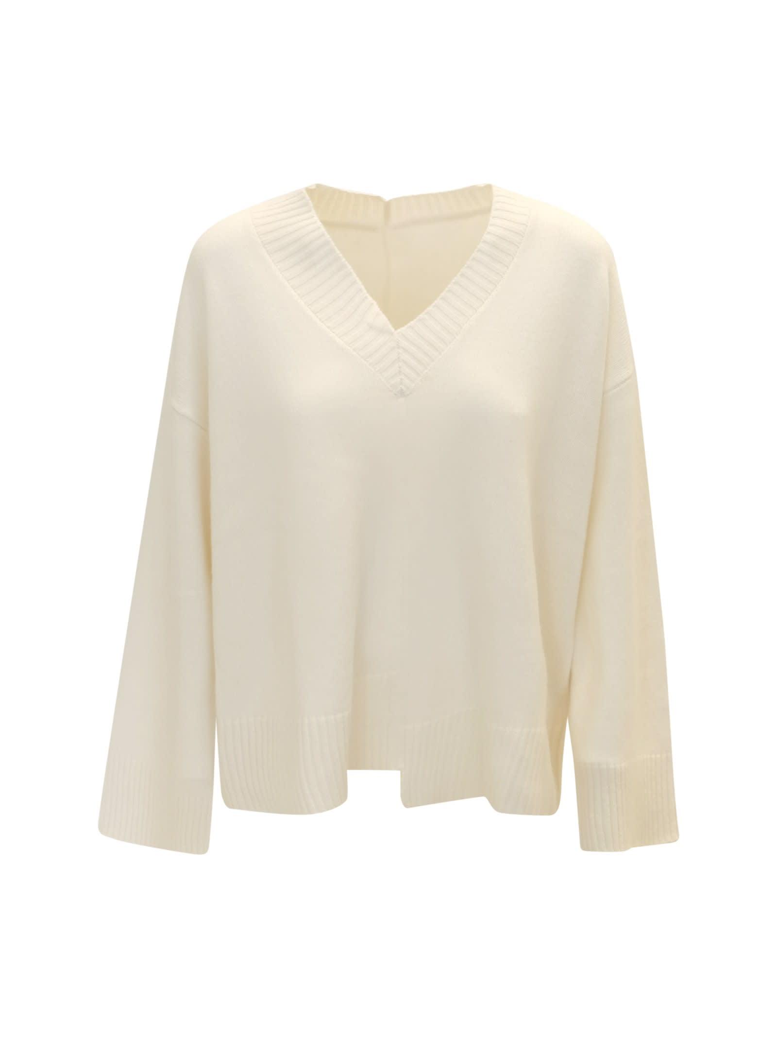 parosh 002 led white sweater