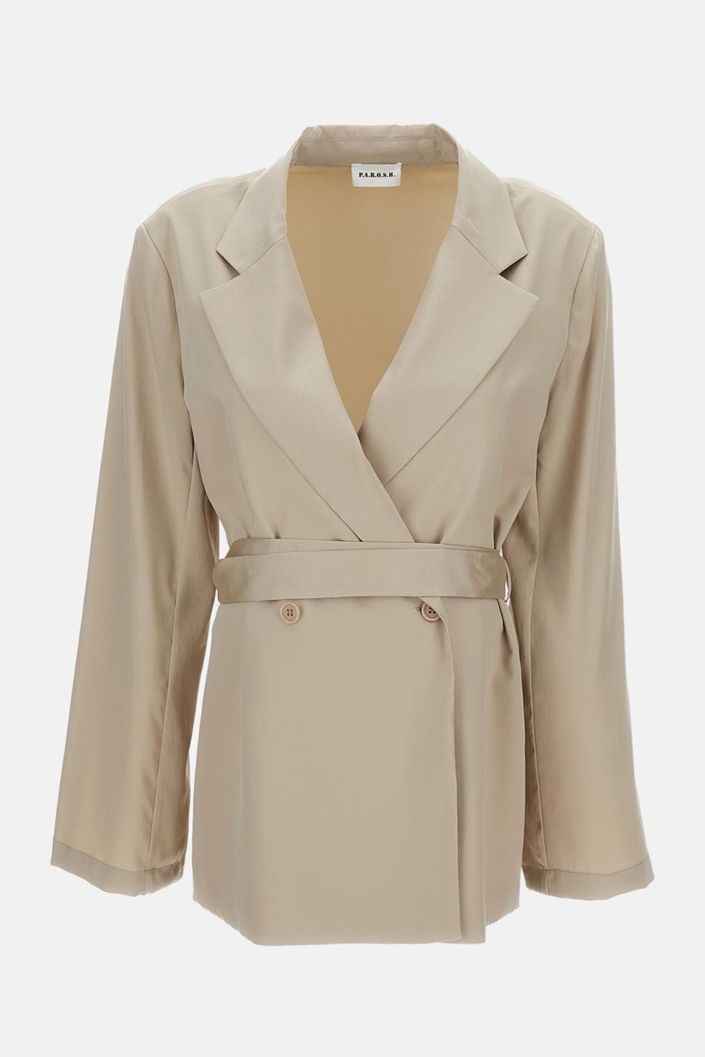 parosh belted blazer