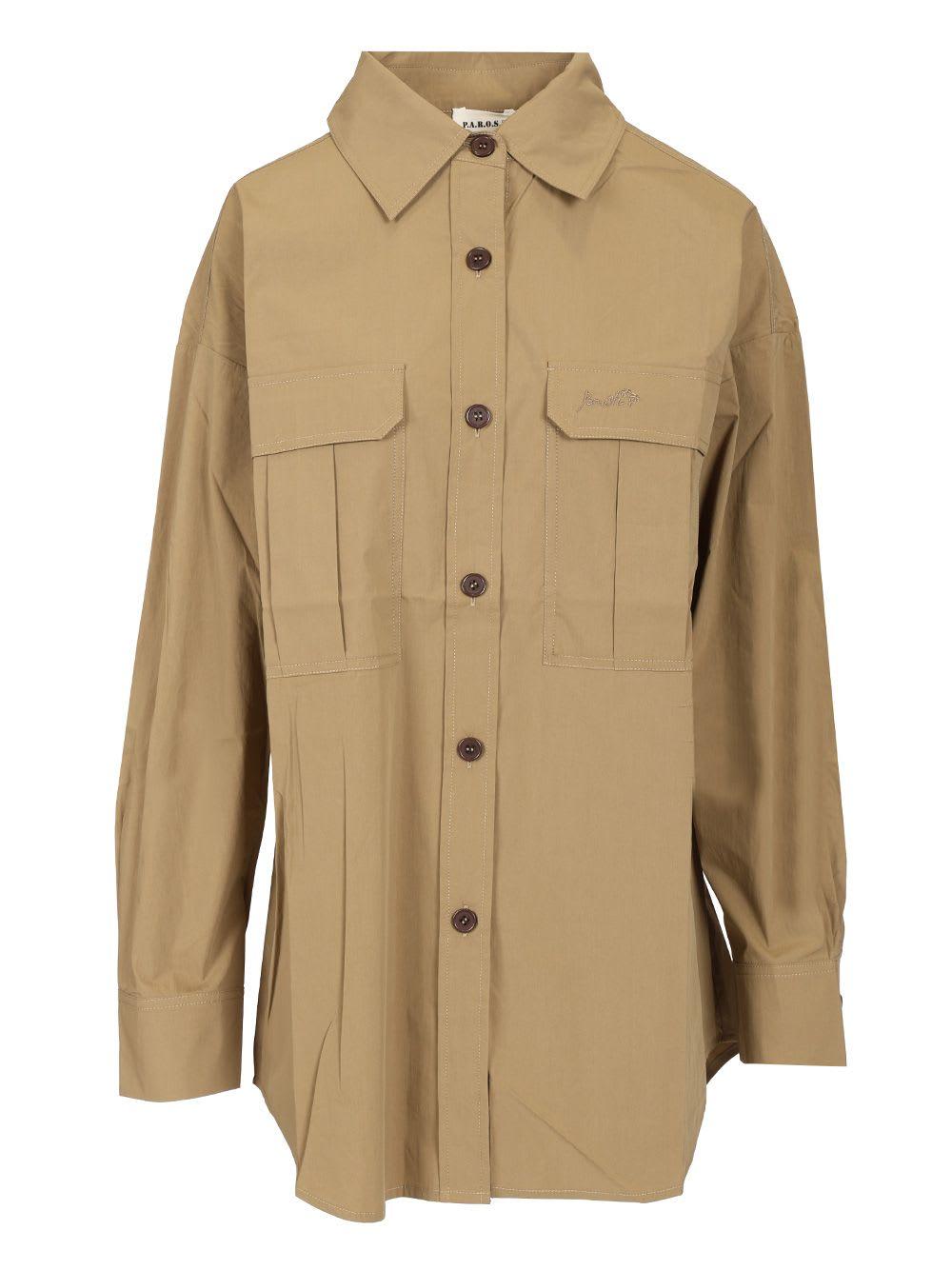parosh cotton blend shirt