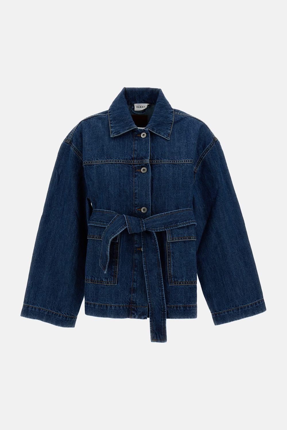 parosh denim kimono jacket