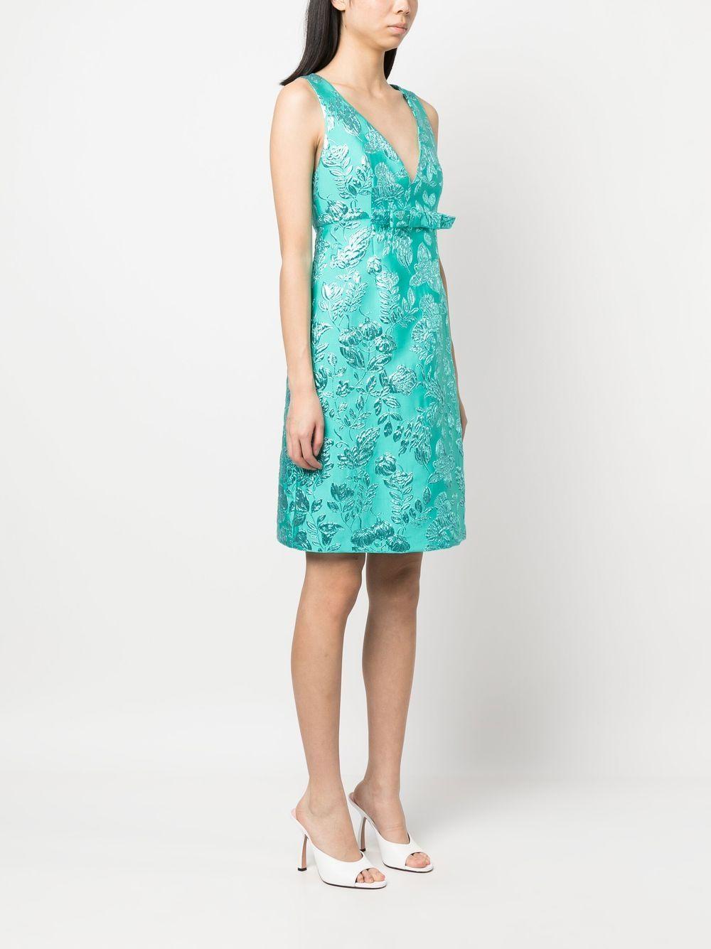 parosh dresses green outer: polyester - women