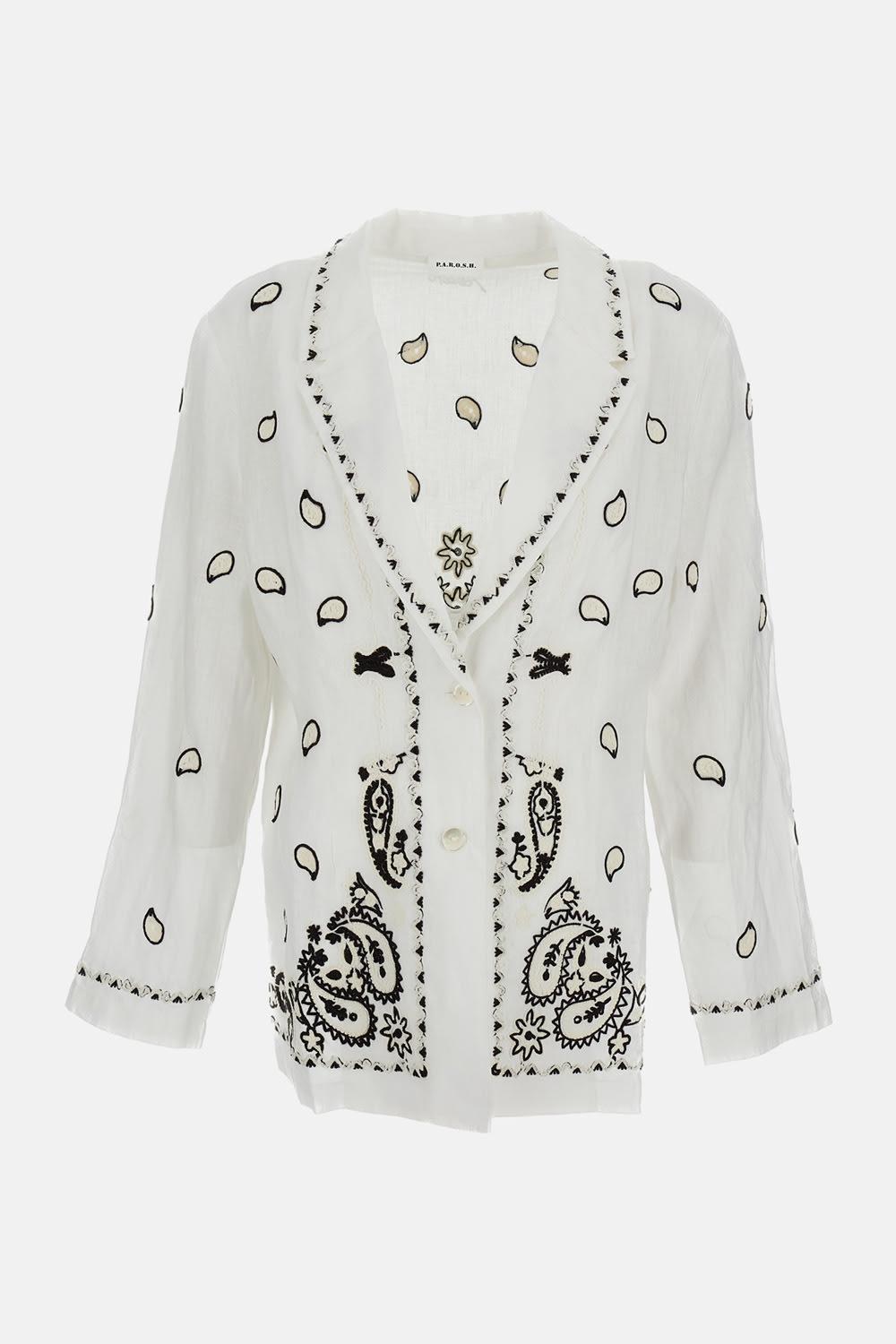 parosh embroidered jacket