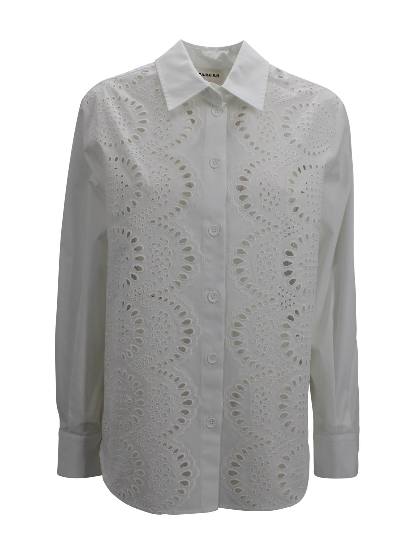 parosh embroidered shirt
