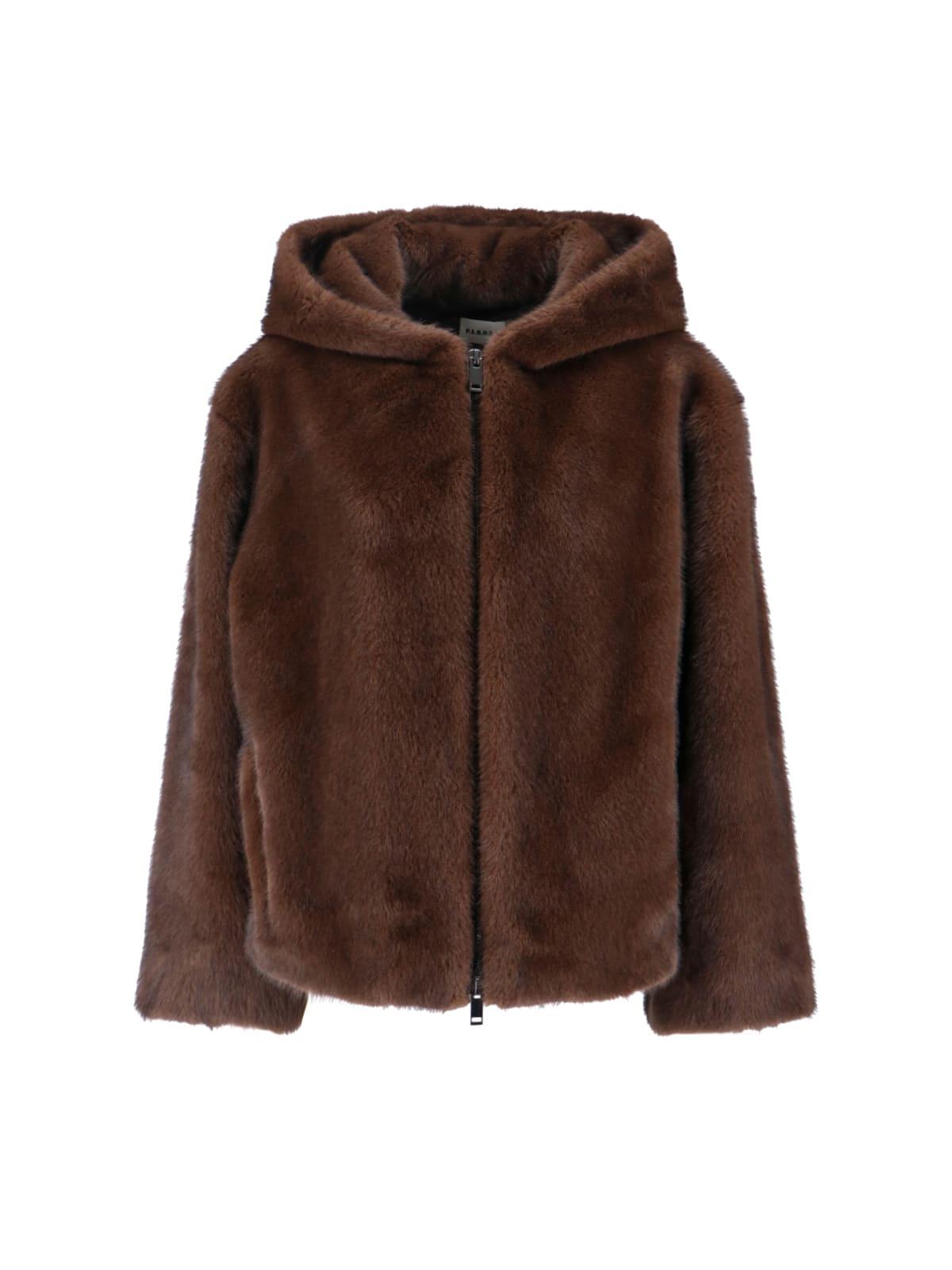 parosh faux fur jacket