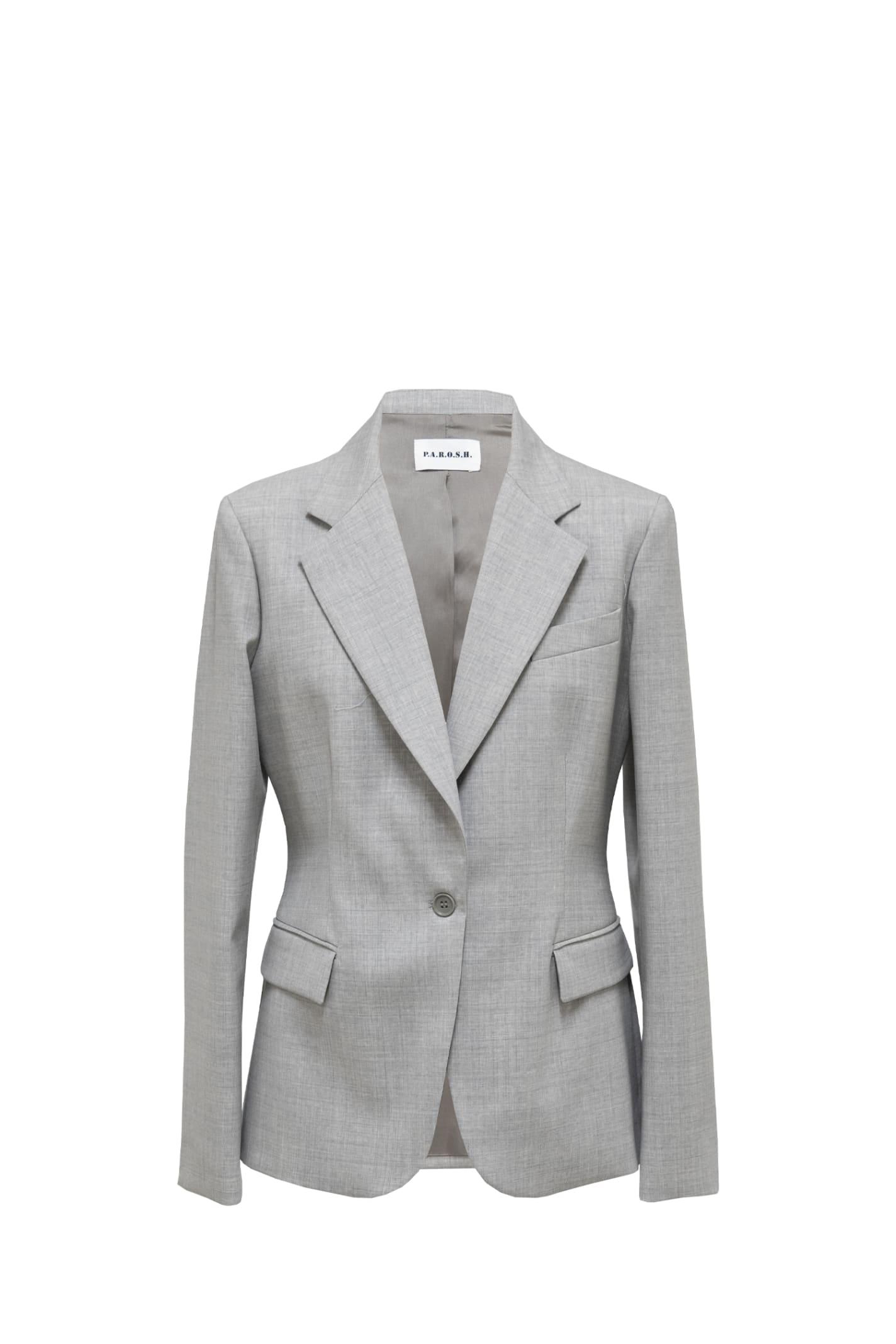 parosh grey blazer