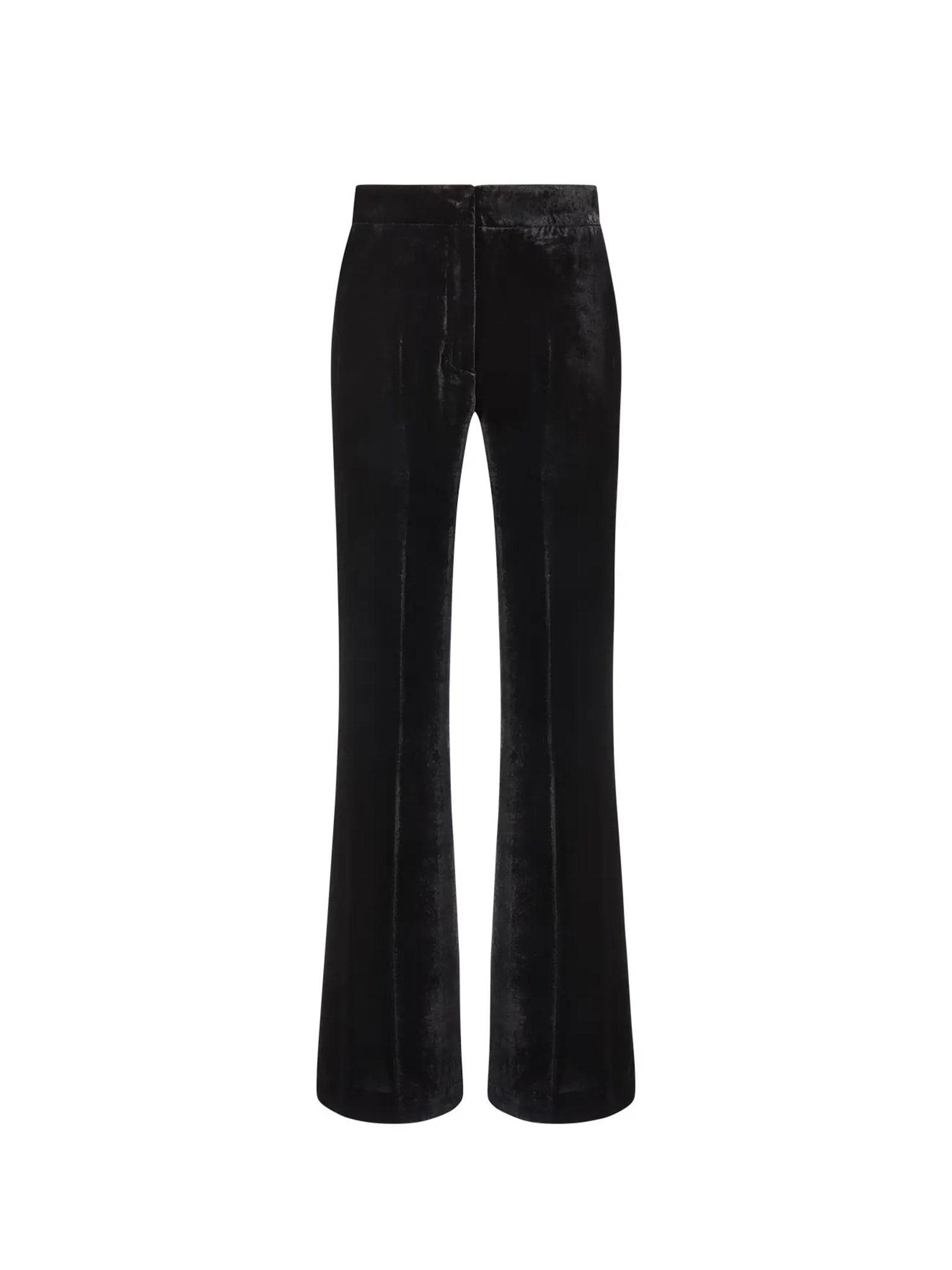 parosh high-waisted flared trousers