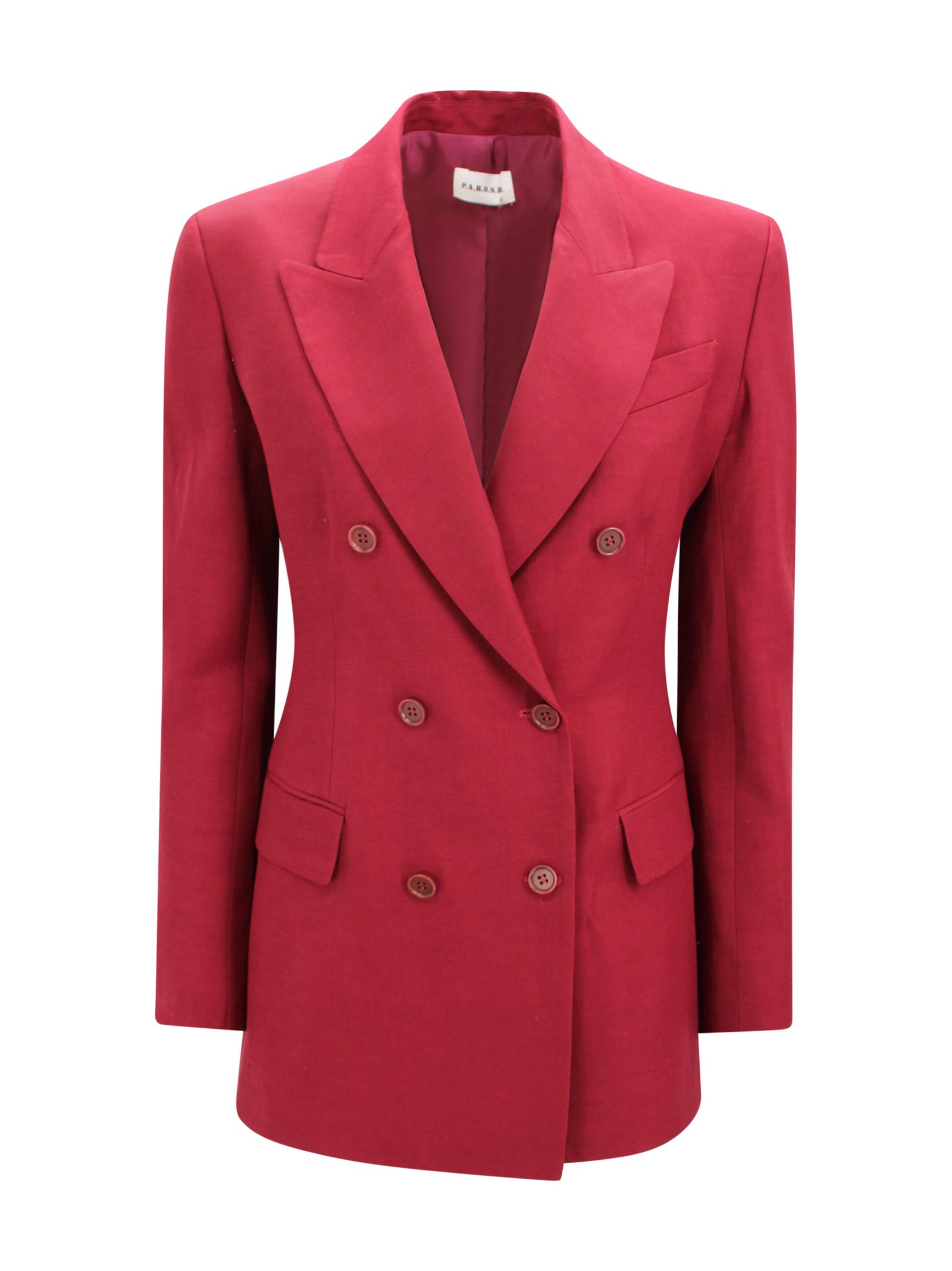 parosh jackets bordeaux viscose - women