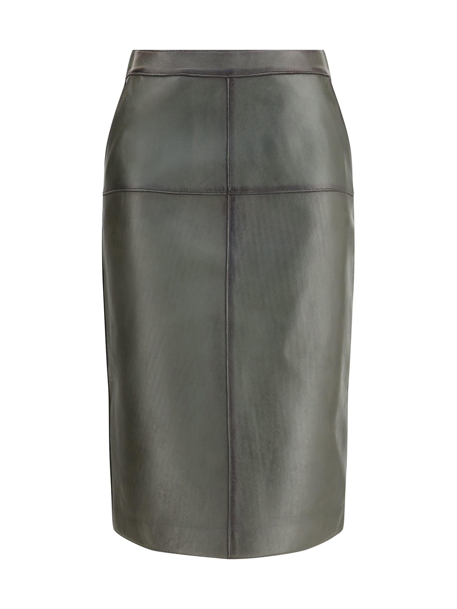 parosh leather pencil skirt