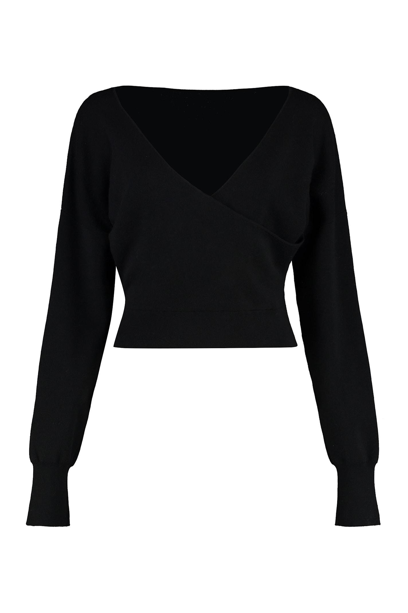 parosh lime wool and cashmere sweater