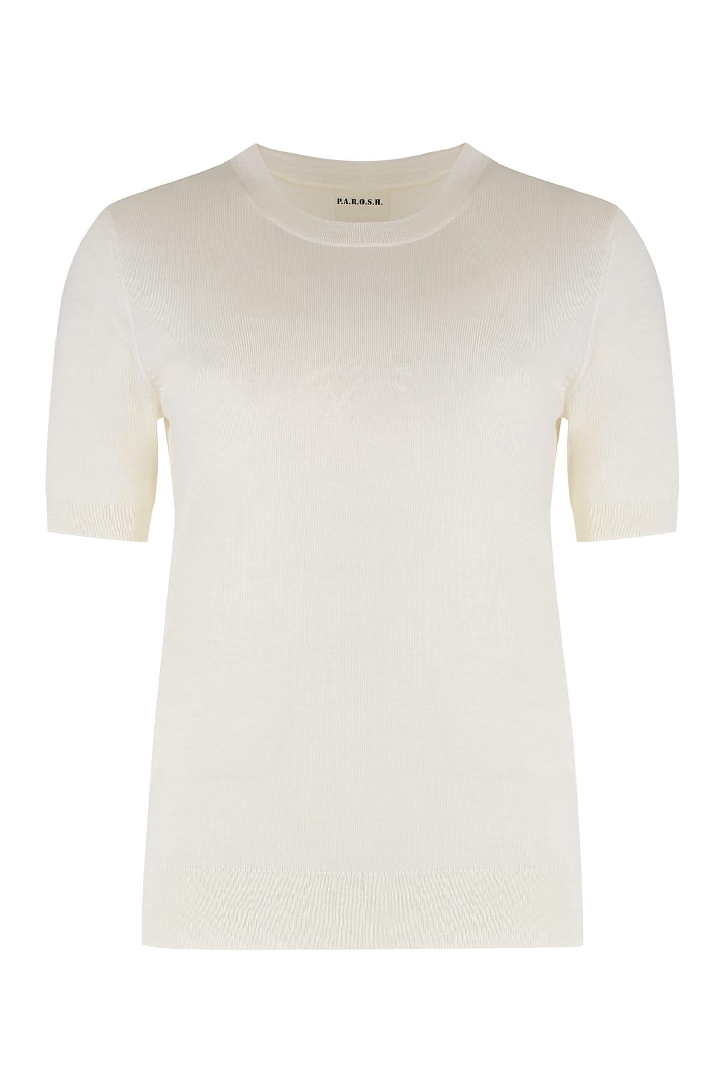 parosh linfa short sleeve sweater