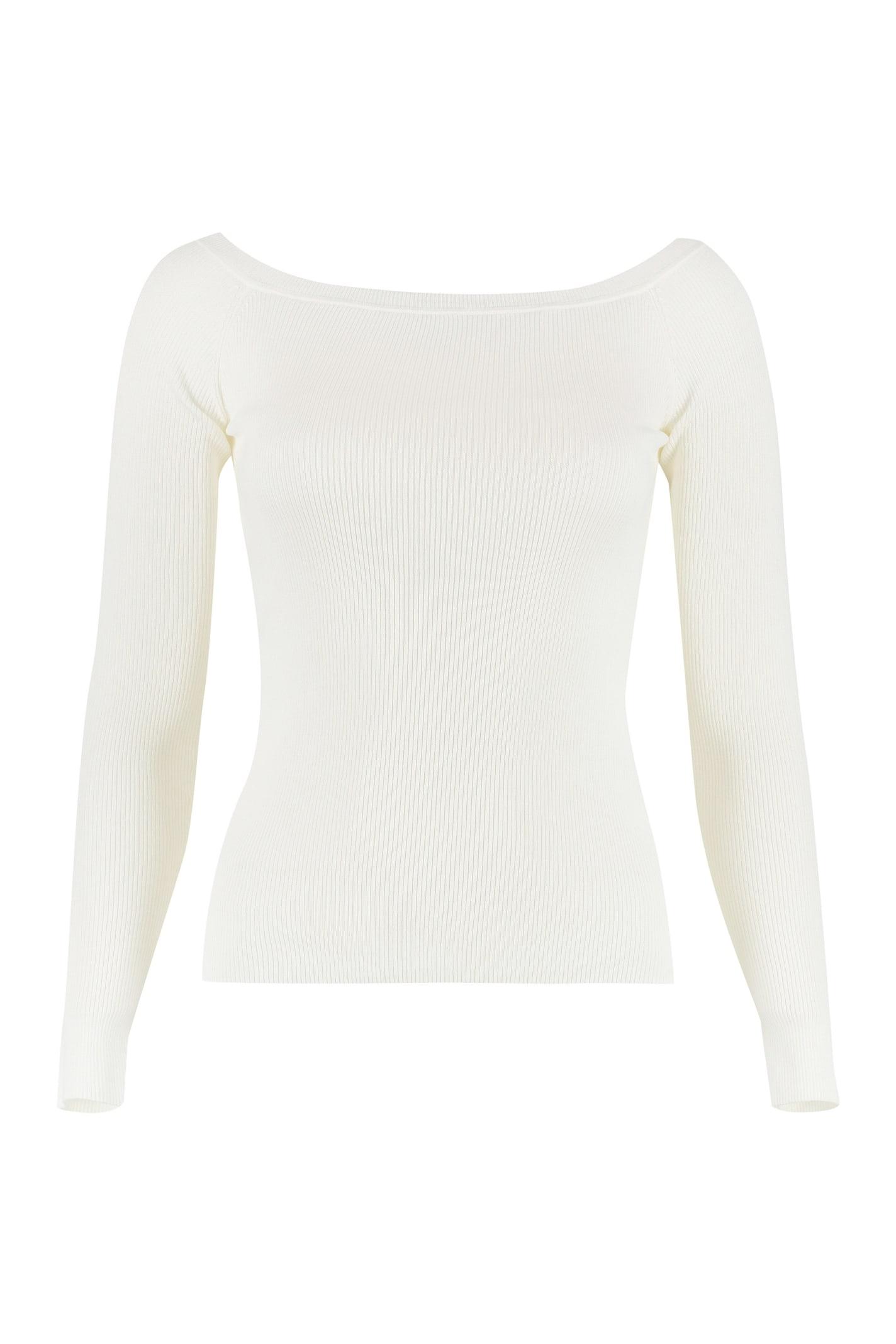 parosh off-shoulders top