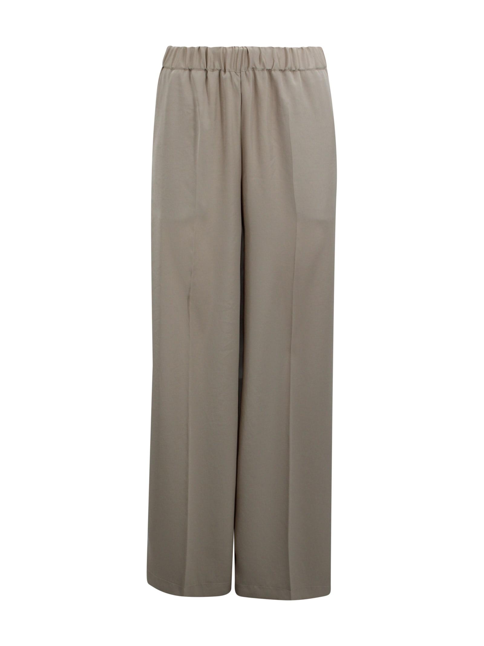 parosh palazzo pants with elastic waistband