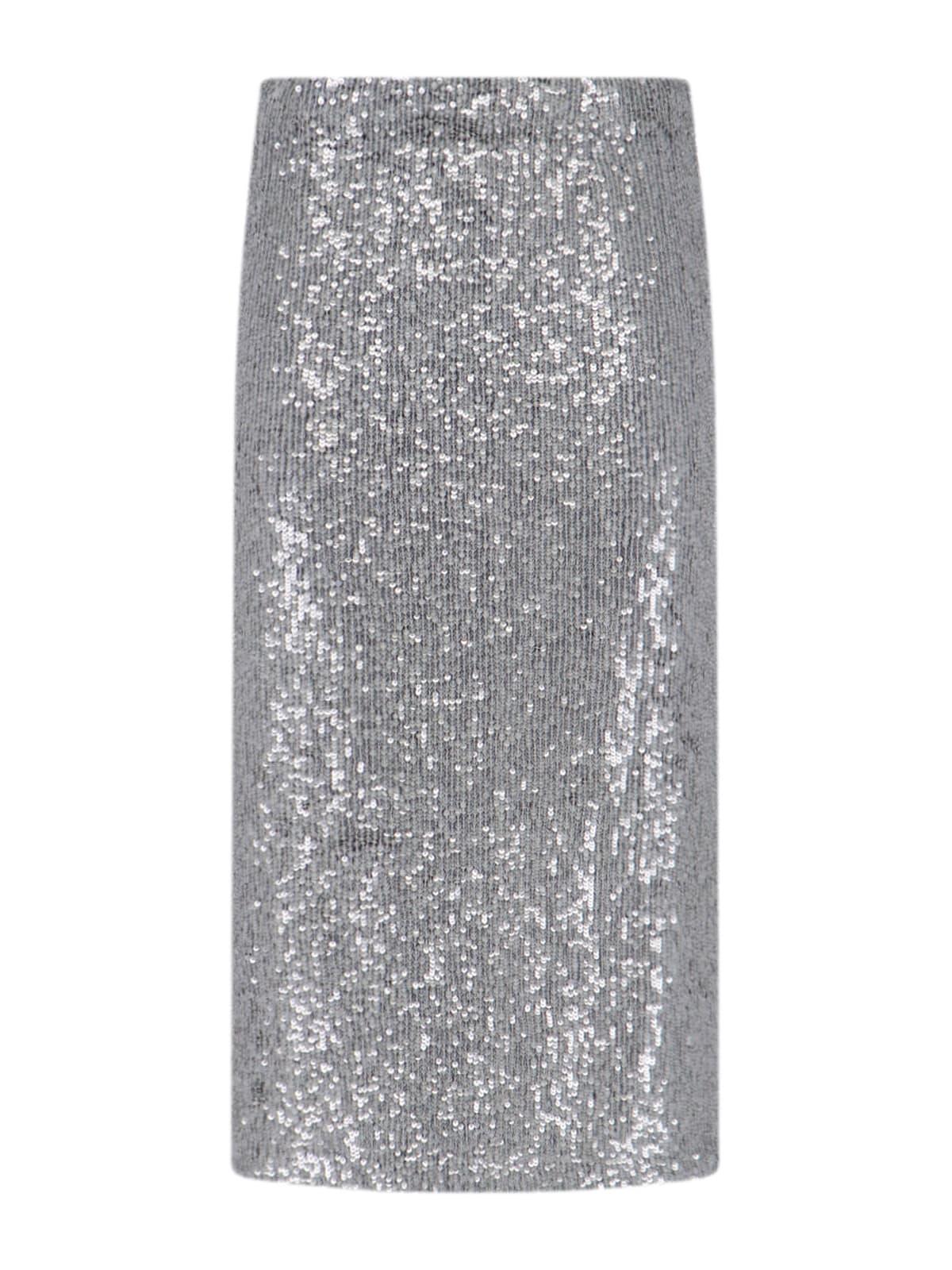 parosh sequin midi skirt