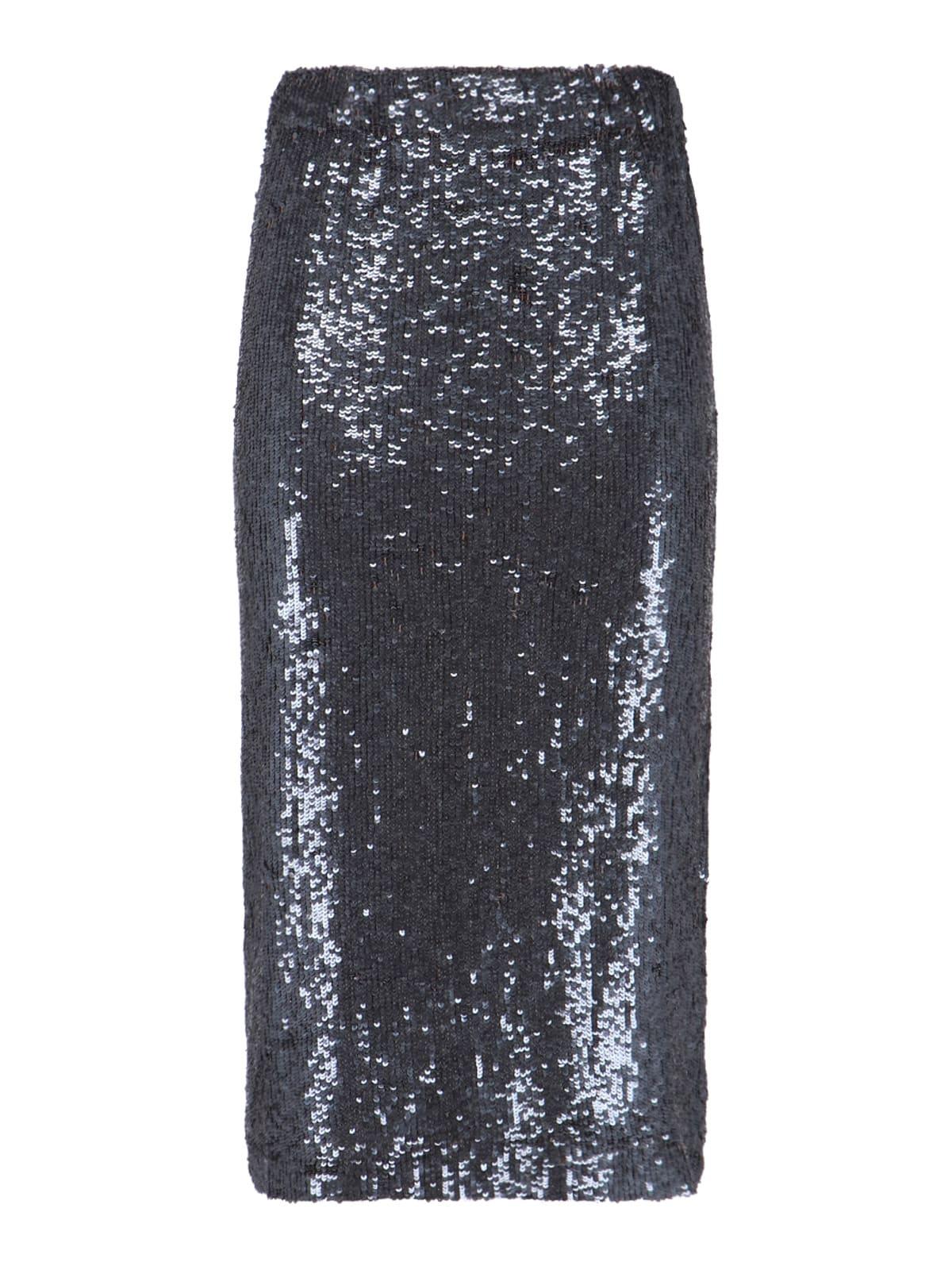 parosh sequin midi skirt