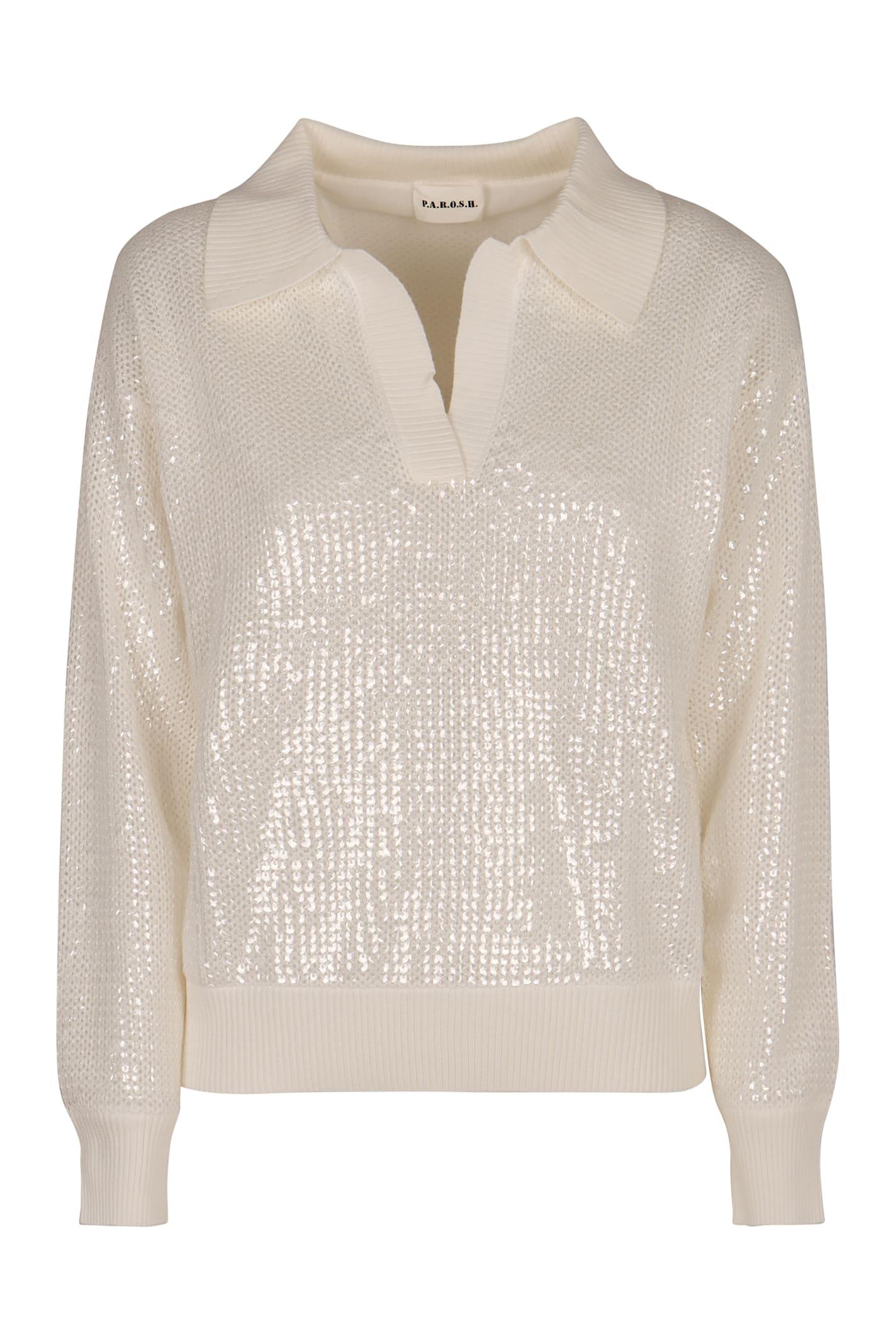 parosh sequin sweater