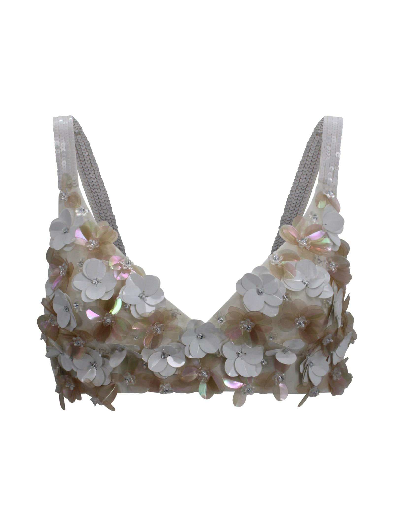 parosh sequined cropped top