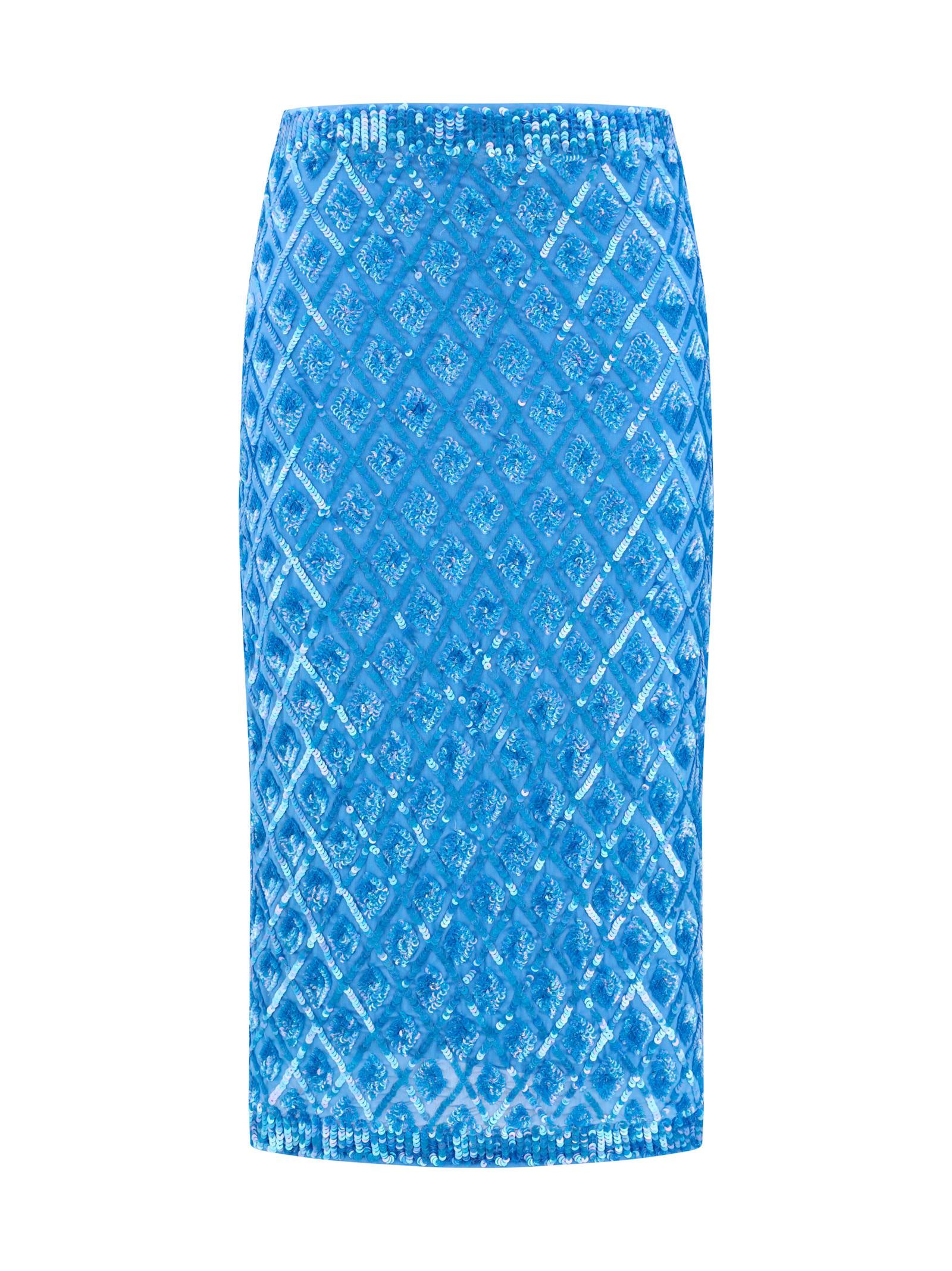 parosh sequined midi skirt