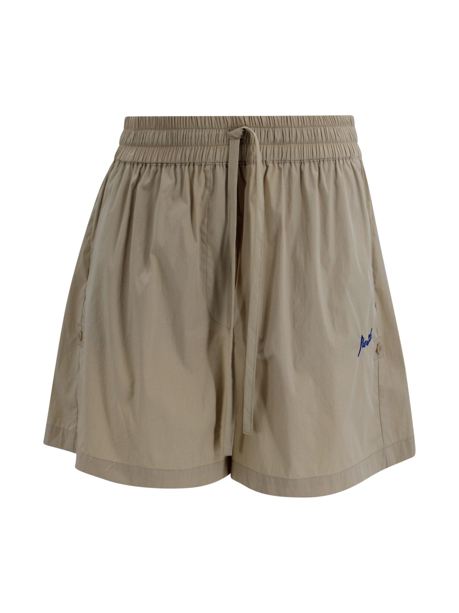 parosh shorts beige polyamide - women