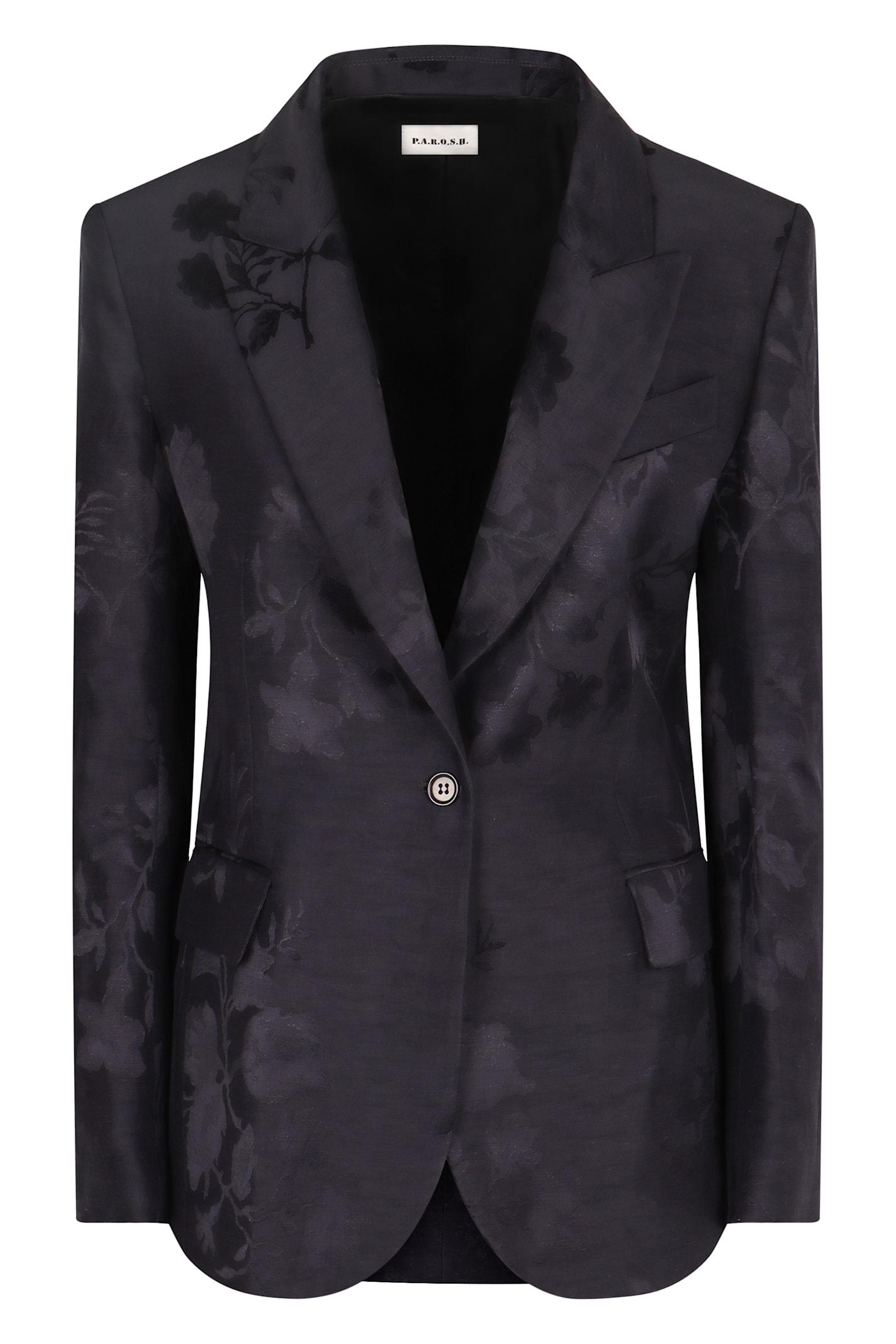 parosh single-breasted one button jacket