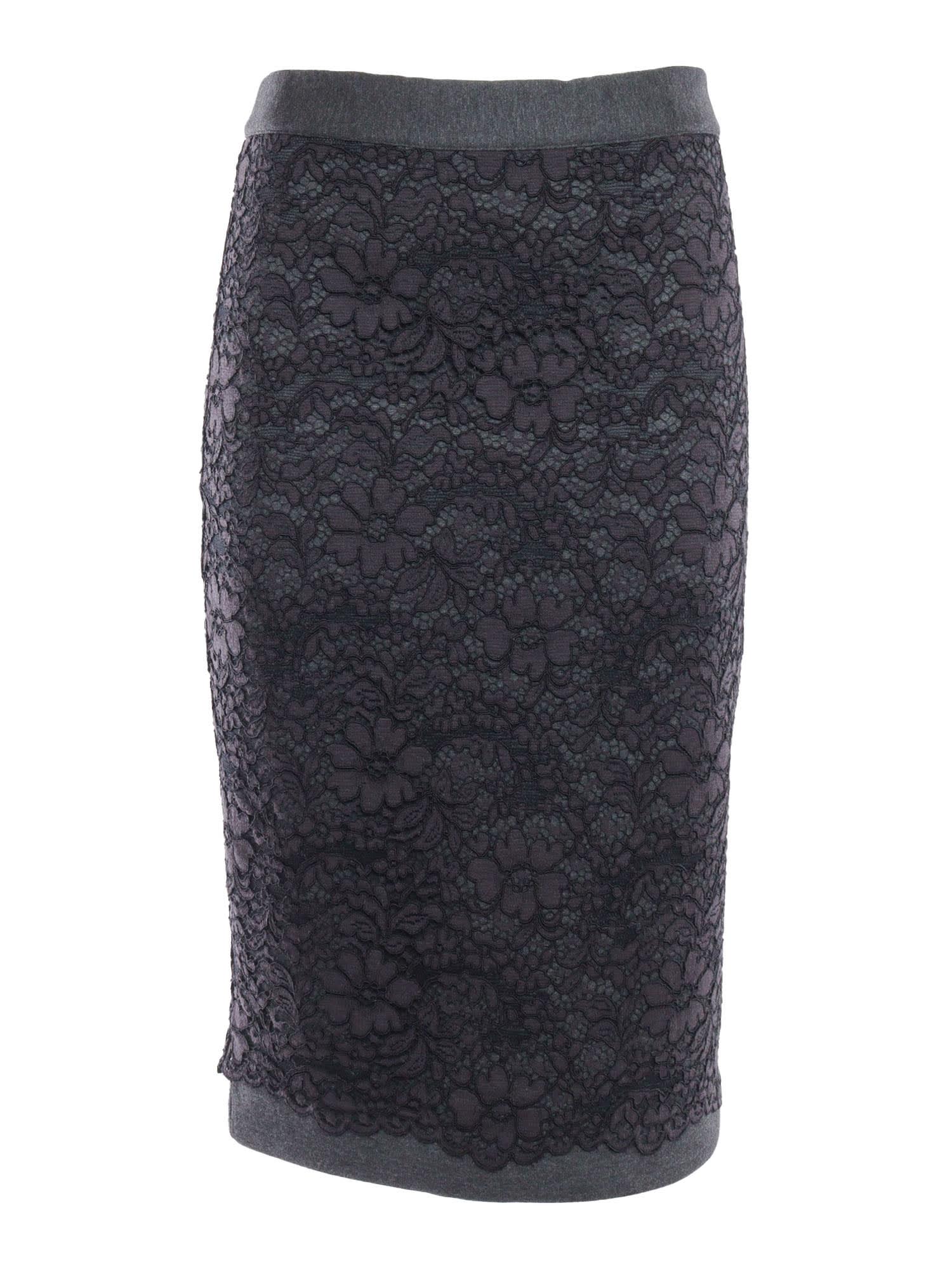 parosh skirt with lace detail