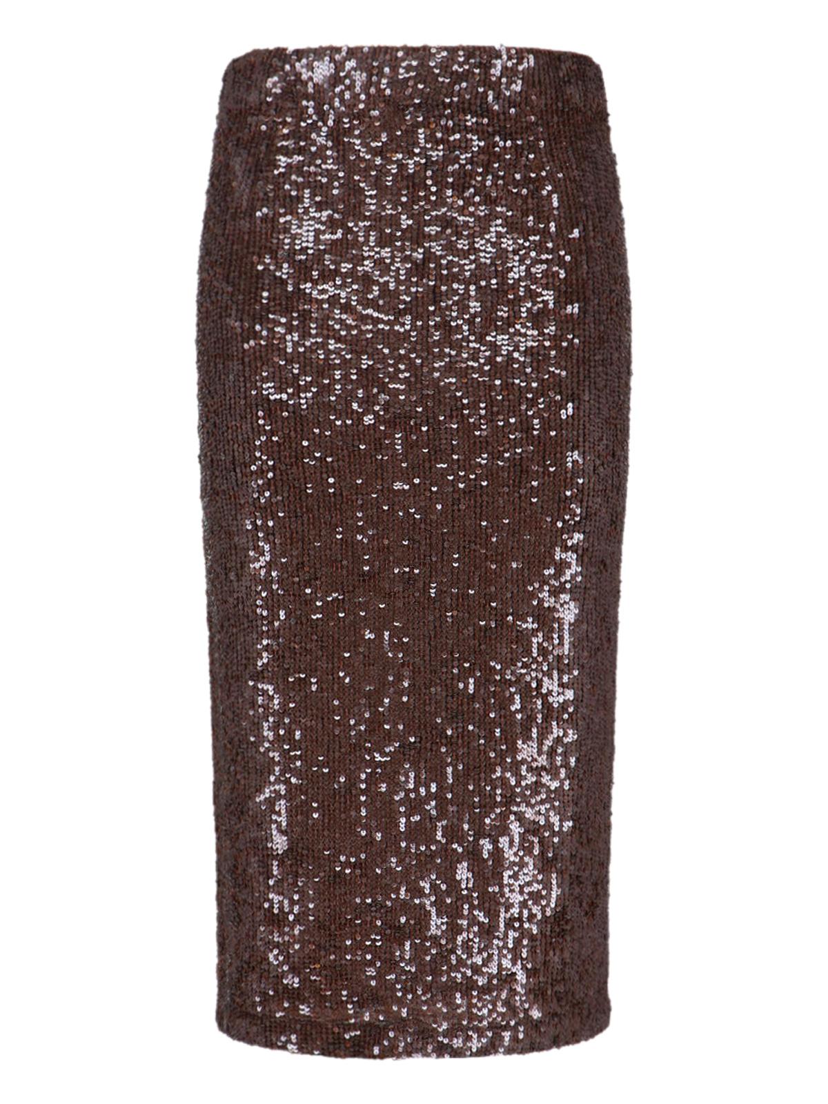 parosh skirts brown polyamide - women