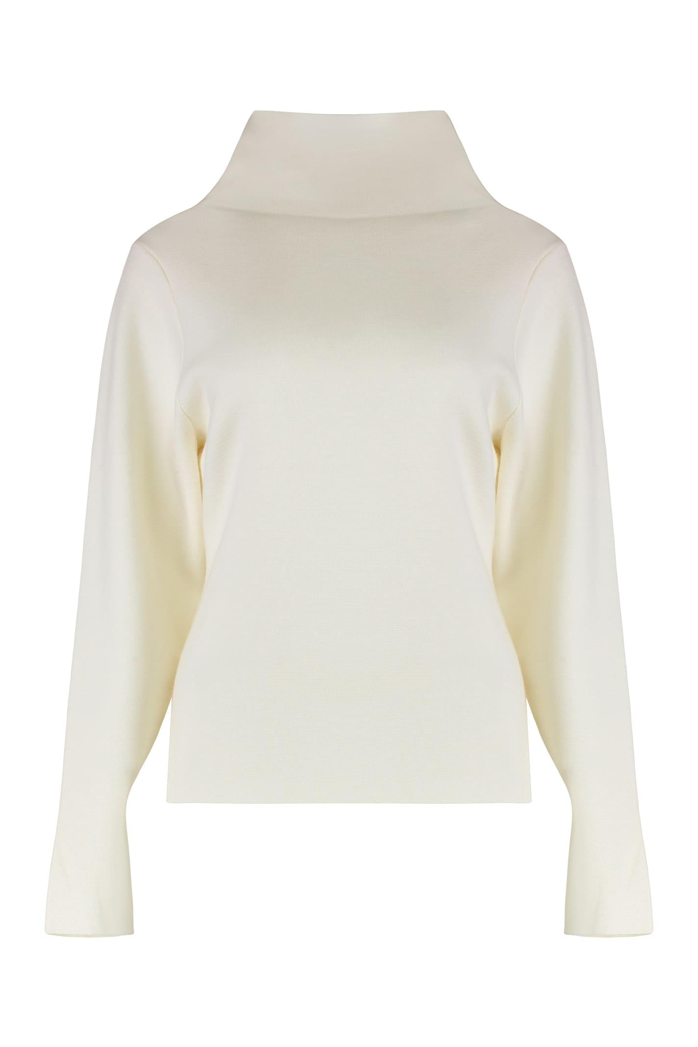 parosh sweater with turtleneck in wool and cashmere