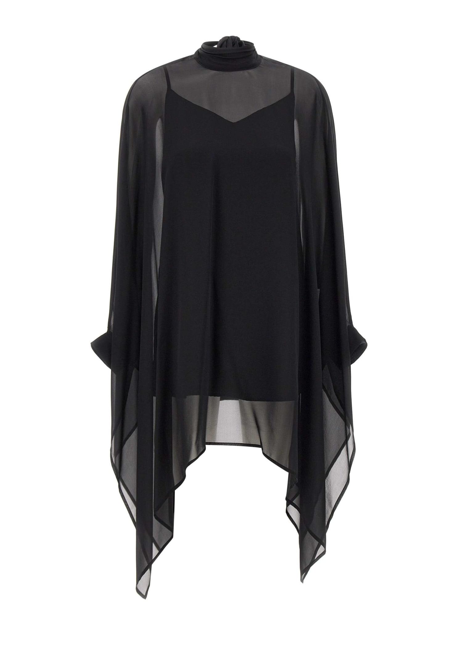 parosh tie neck blouse