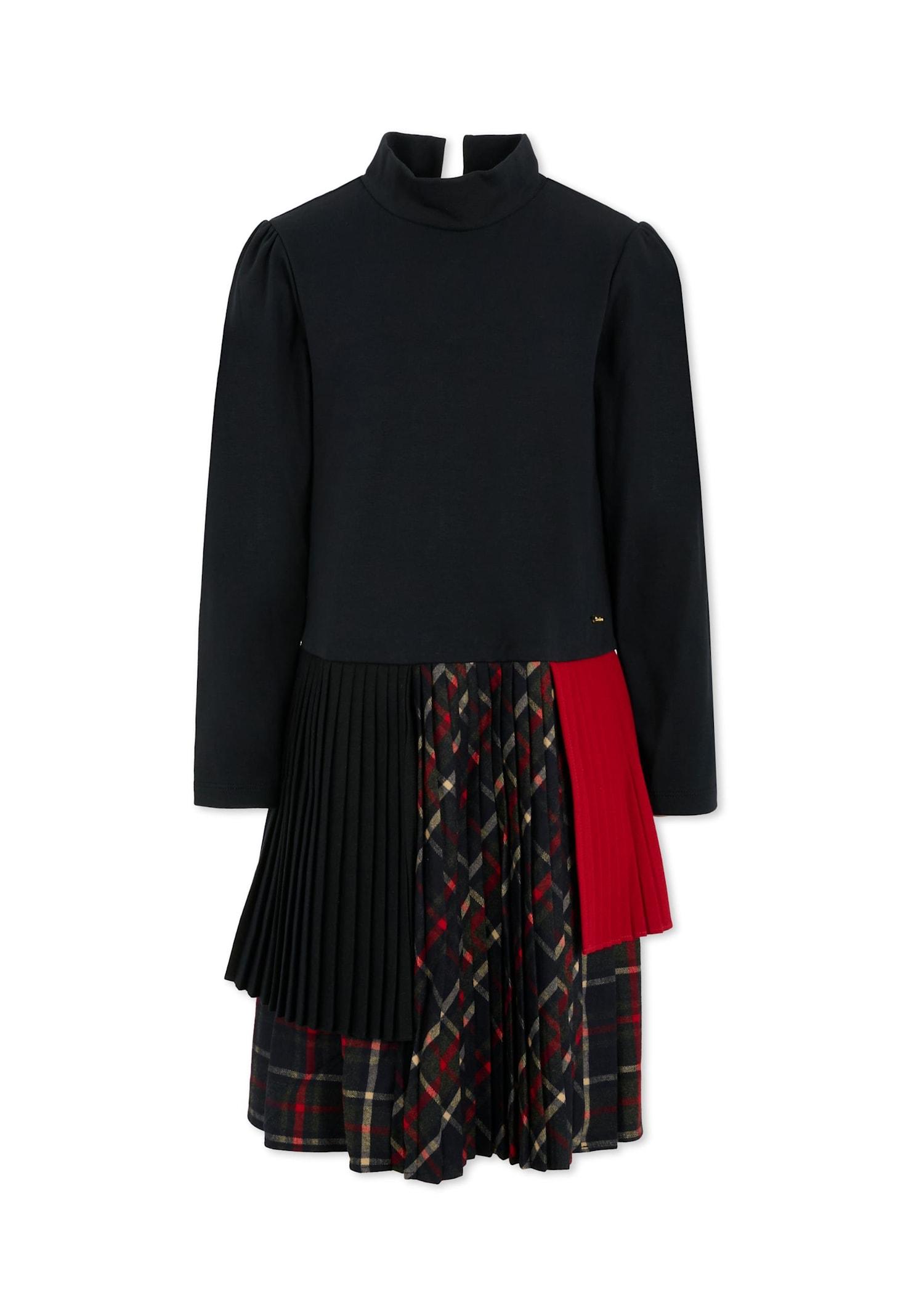 patachou blue dress for girl with logo