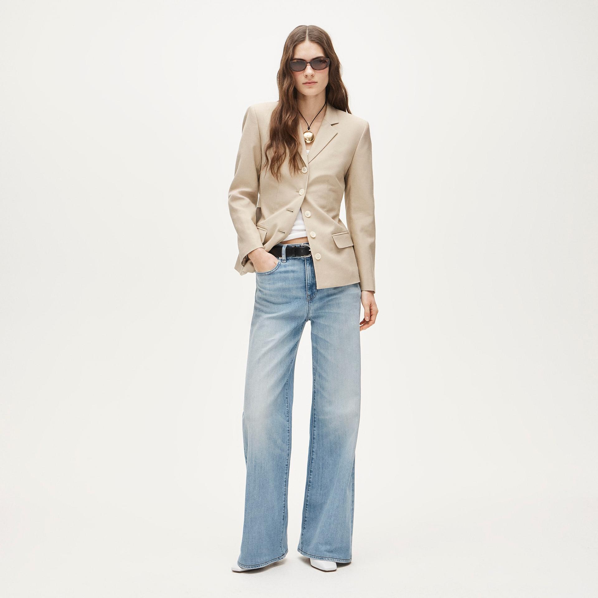 patch-pocket denim trouser jean