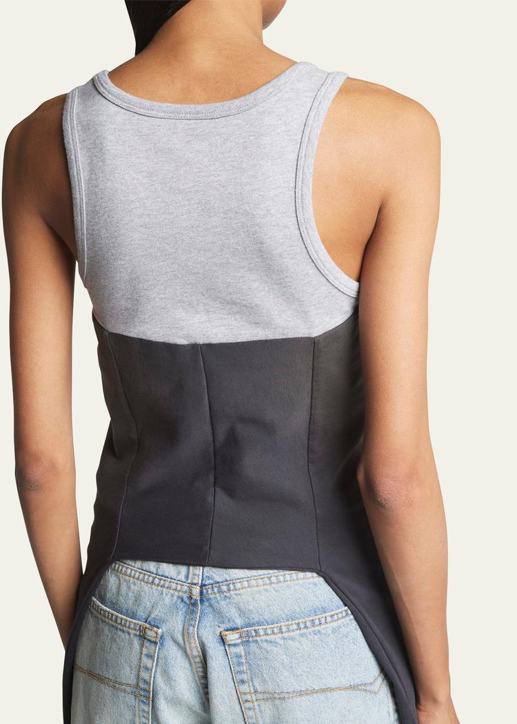 patched t-shirt top