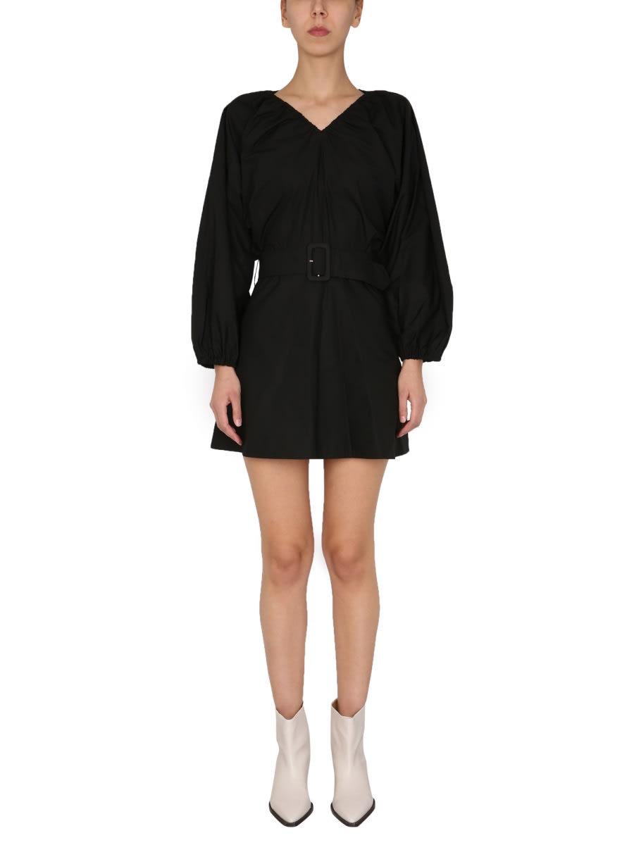patou balloon sleeves dress
