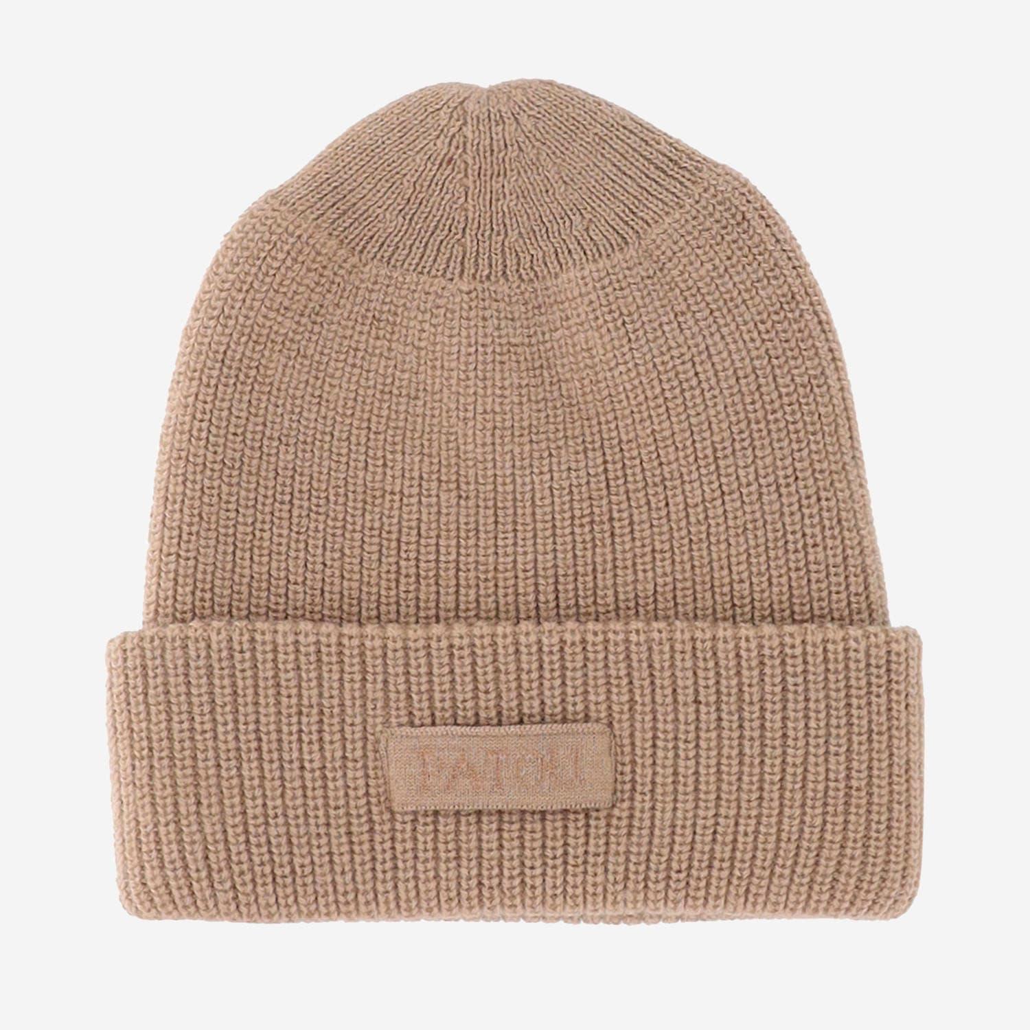 patou beige wool hat