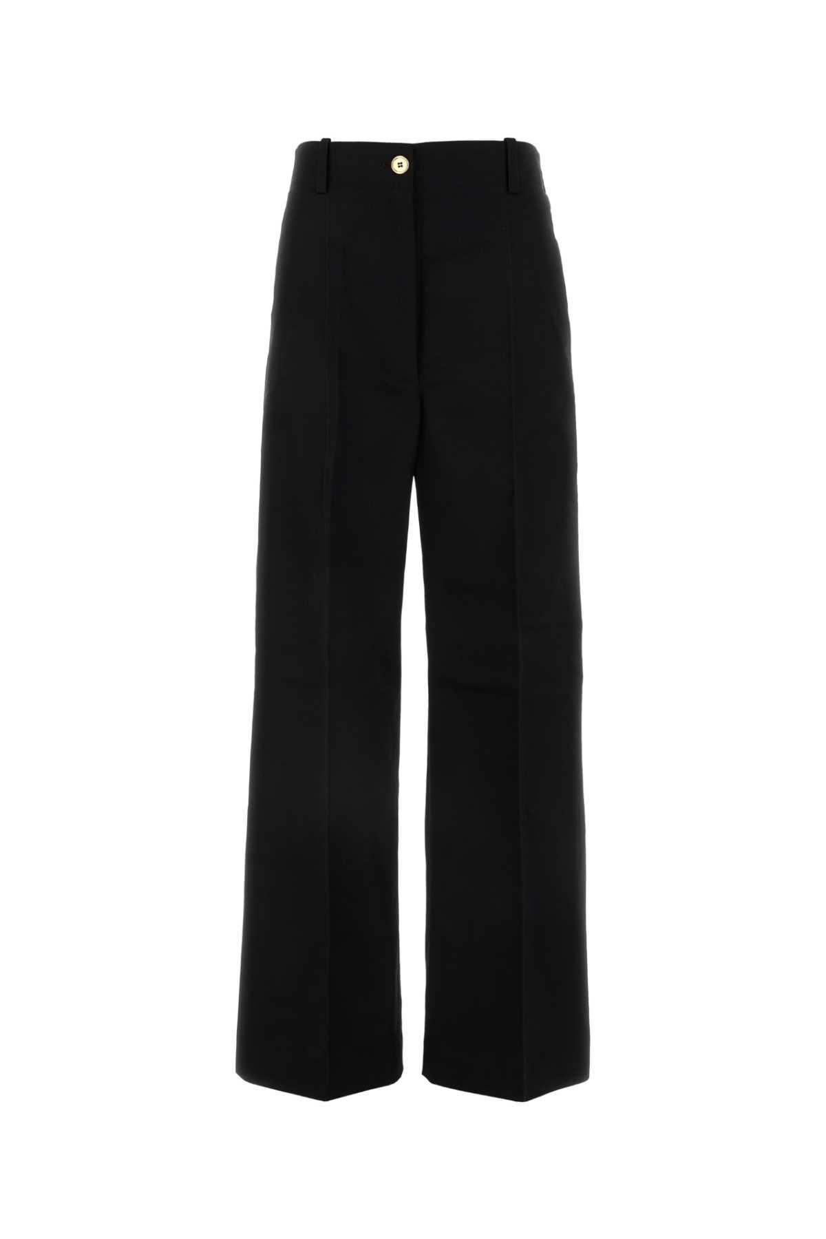 patou black cotton pant