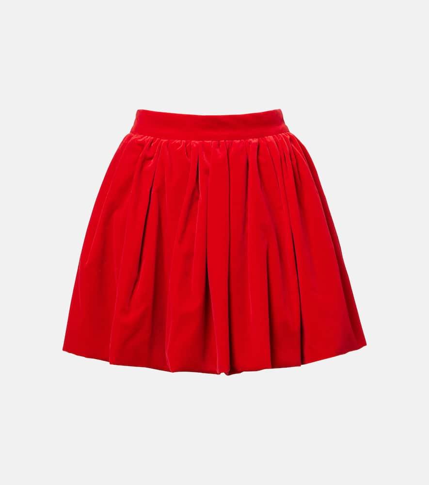 patou cotton balloon miniskirt