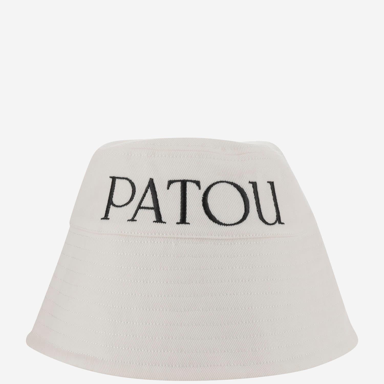 patou cotton bucket hat with logo