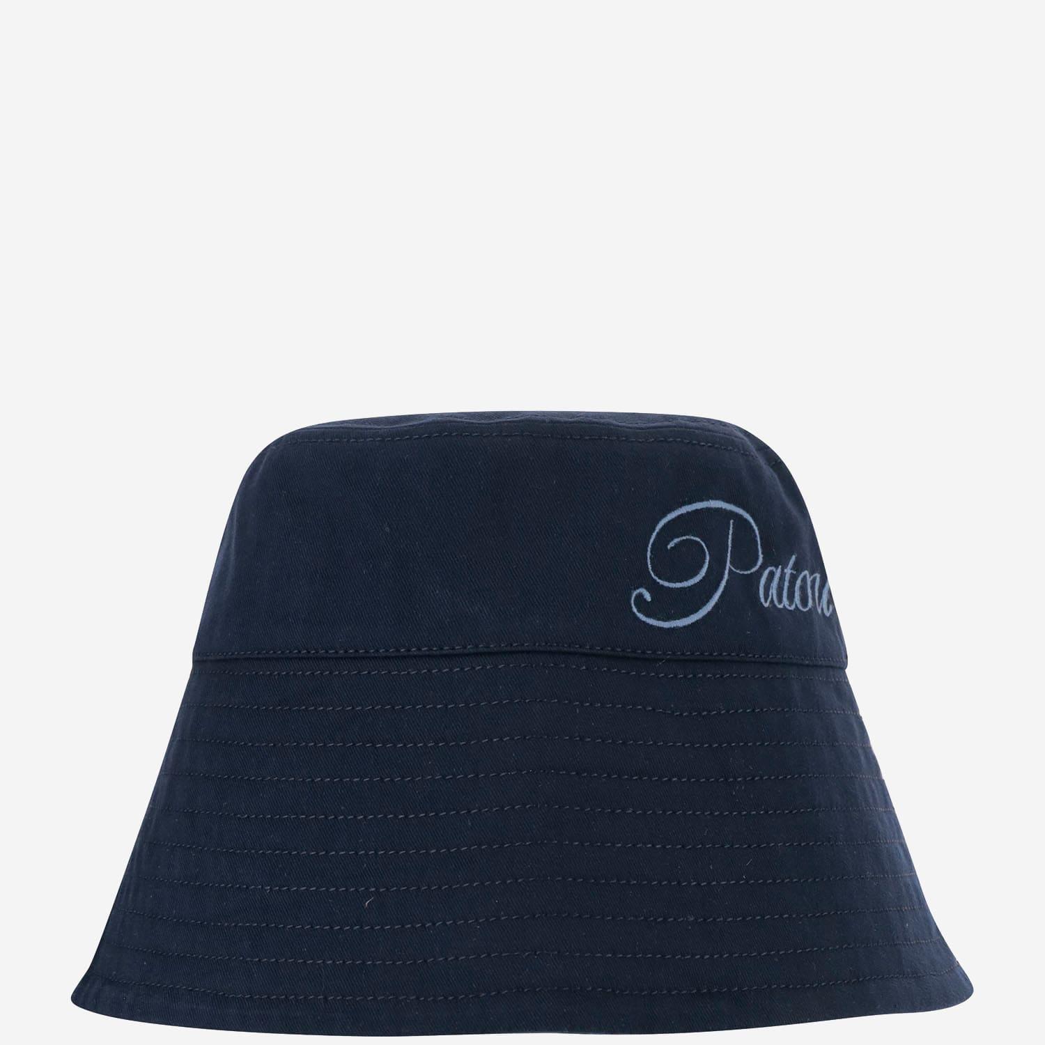 patou cotton bucket hat with logo
