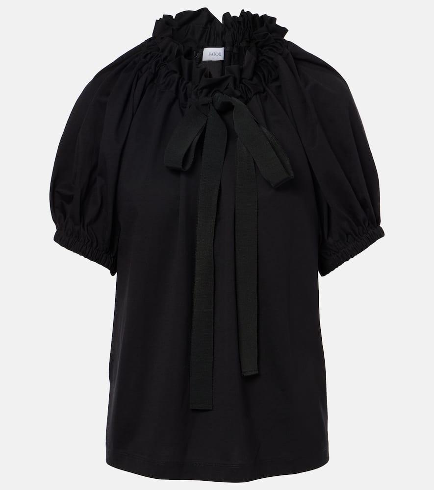 patou cotton jersey top