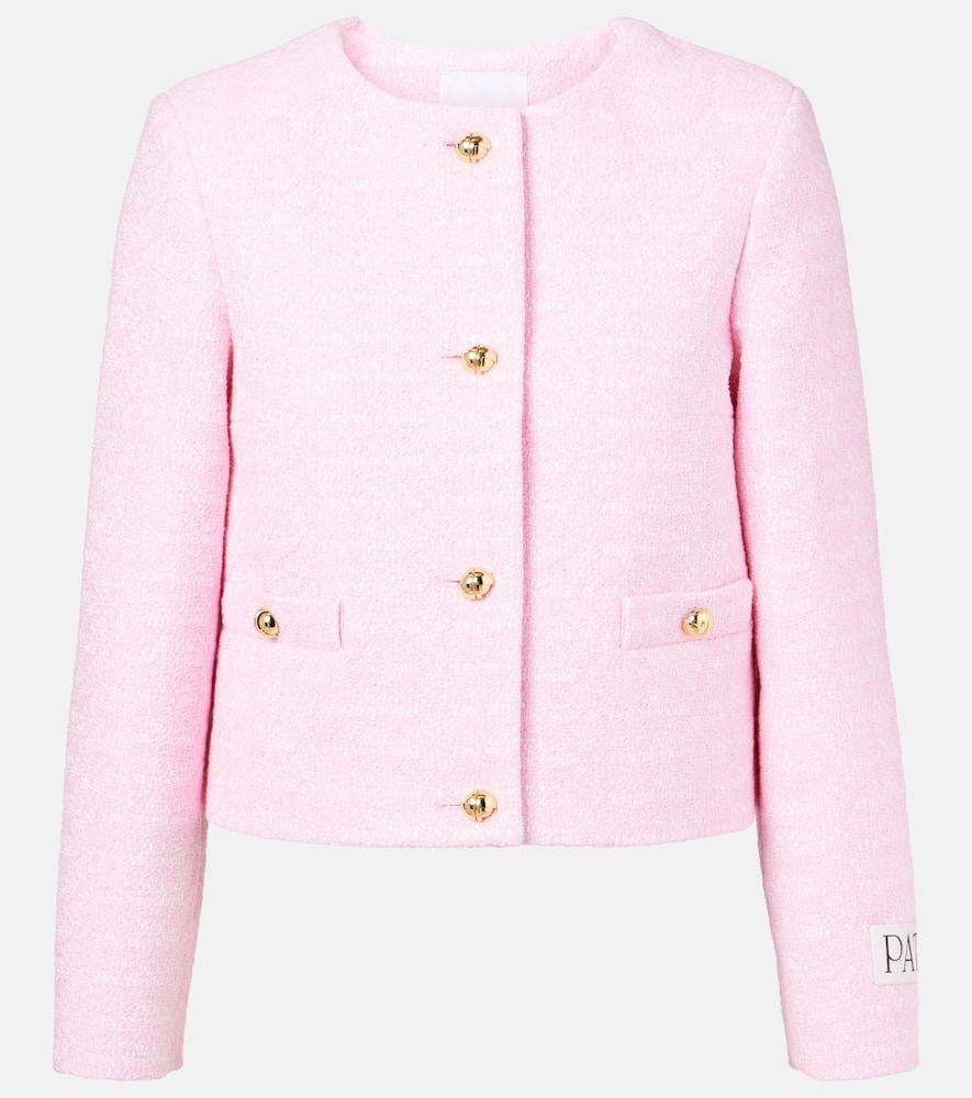 patou cotton tweed jacket