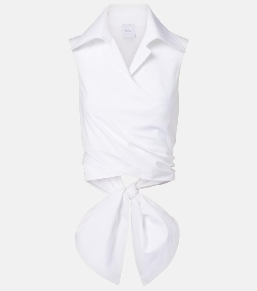 patou cutout cotton top