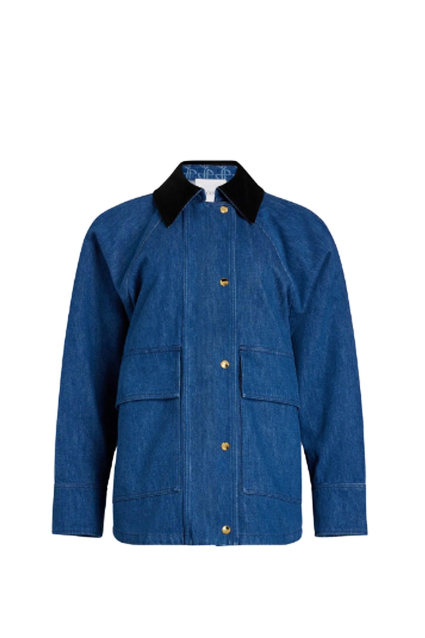 patou denim parka