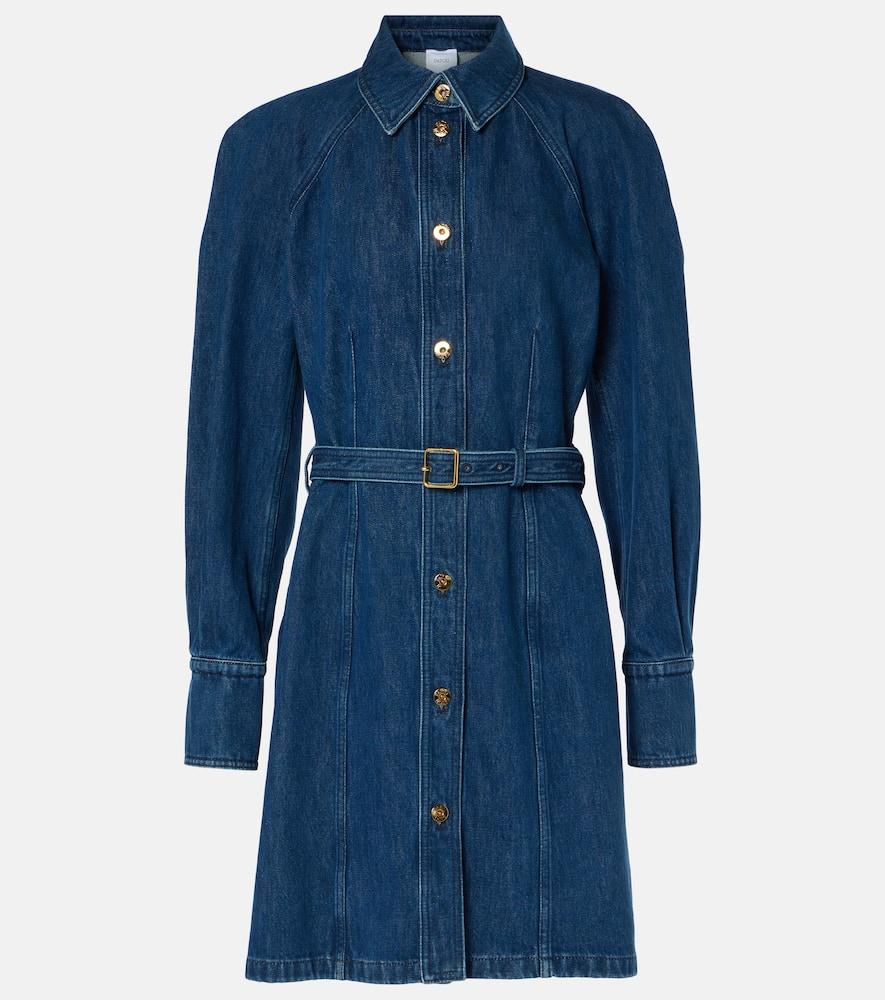 patou denim shirt dress