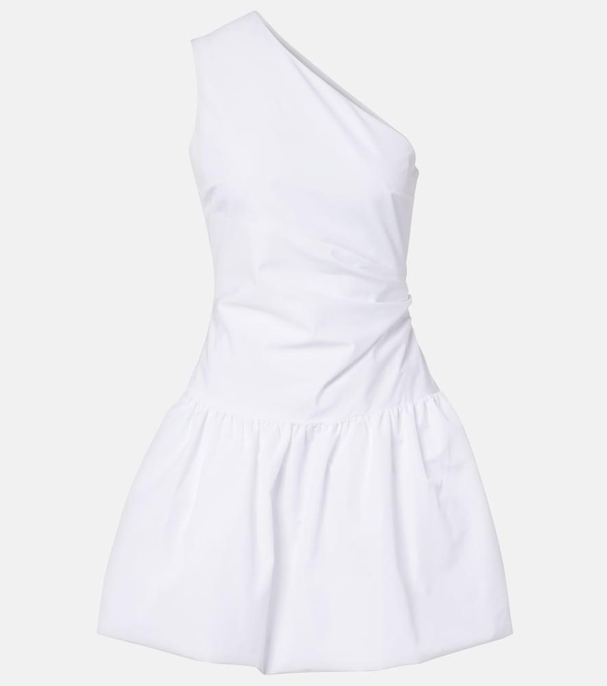 patou gathered faille minidress