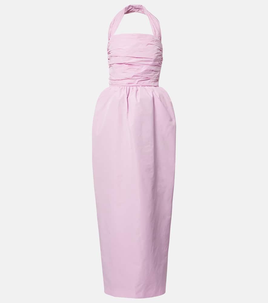 patou gathered halterneck gown