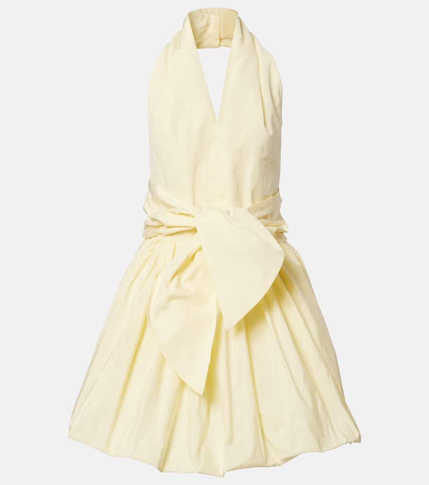 patou halterneck minidress