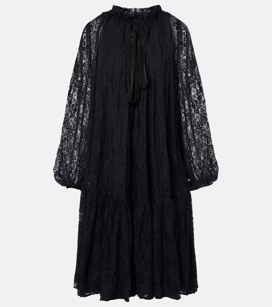 patou lace midi dress