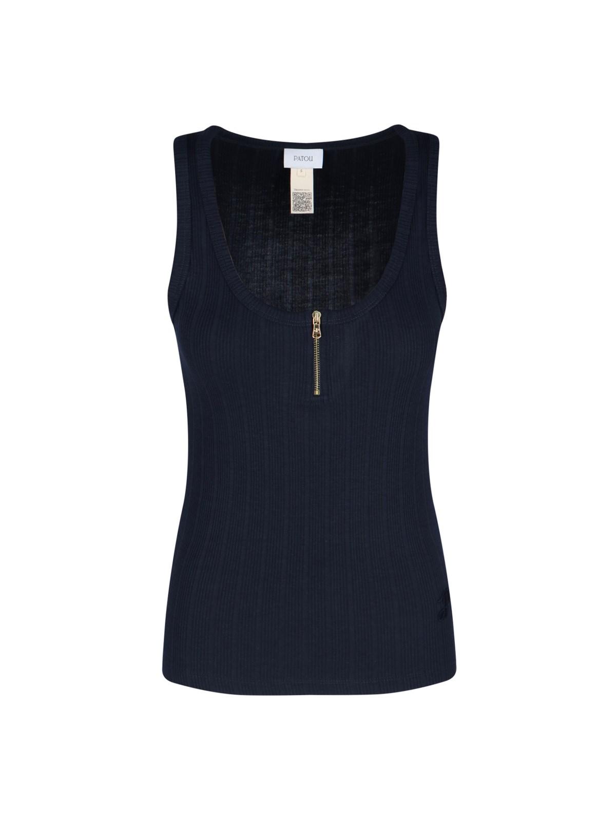 patou logo tank top