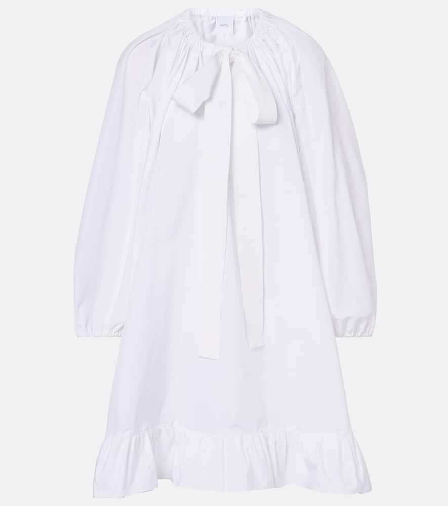 patou ruffled minidress